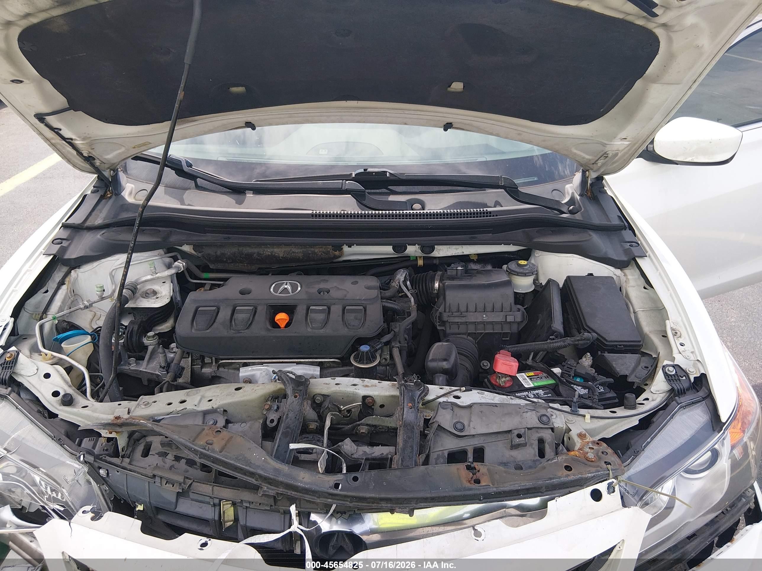 2014 Acura Ilx 2.0l White vin: 19VDE1F71EE003753