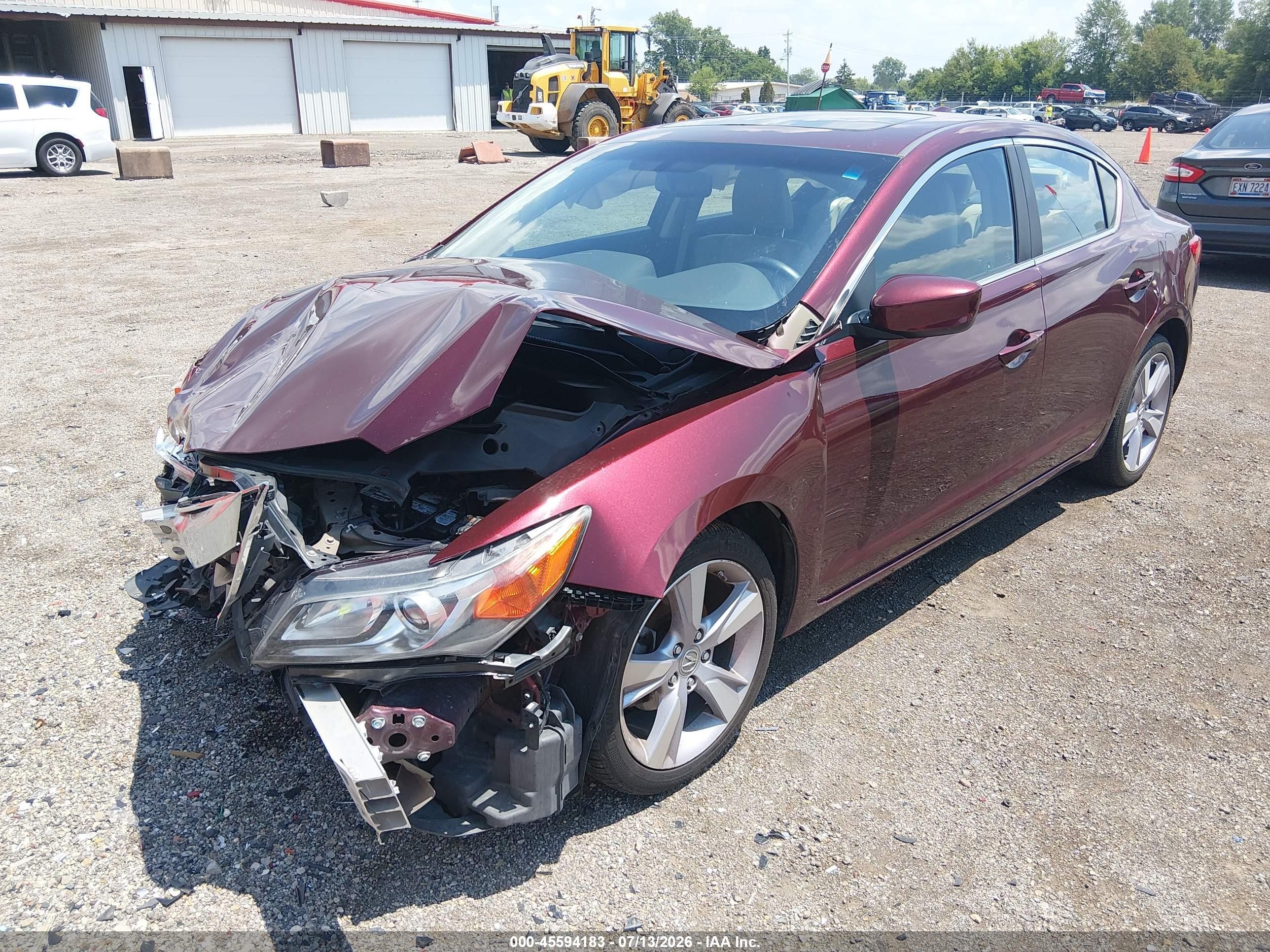 2015 Acura Ilx 2.0l Burgundy vin: 19VDE1F71FE006007