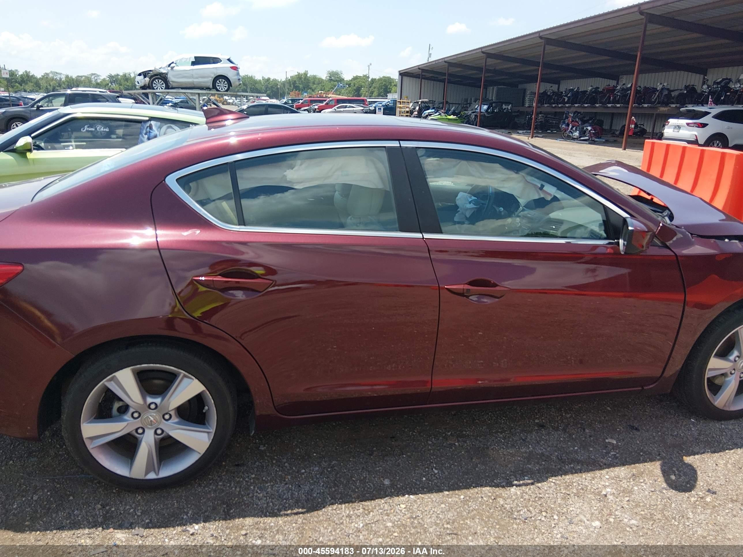 2015 Acura Ilx 2.0l Burgundy vin: 19VDE1F71FE006007