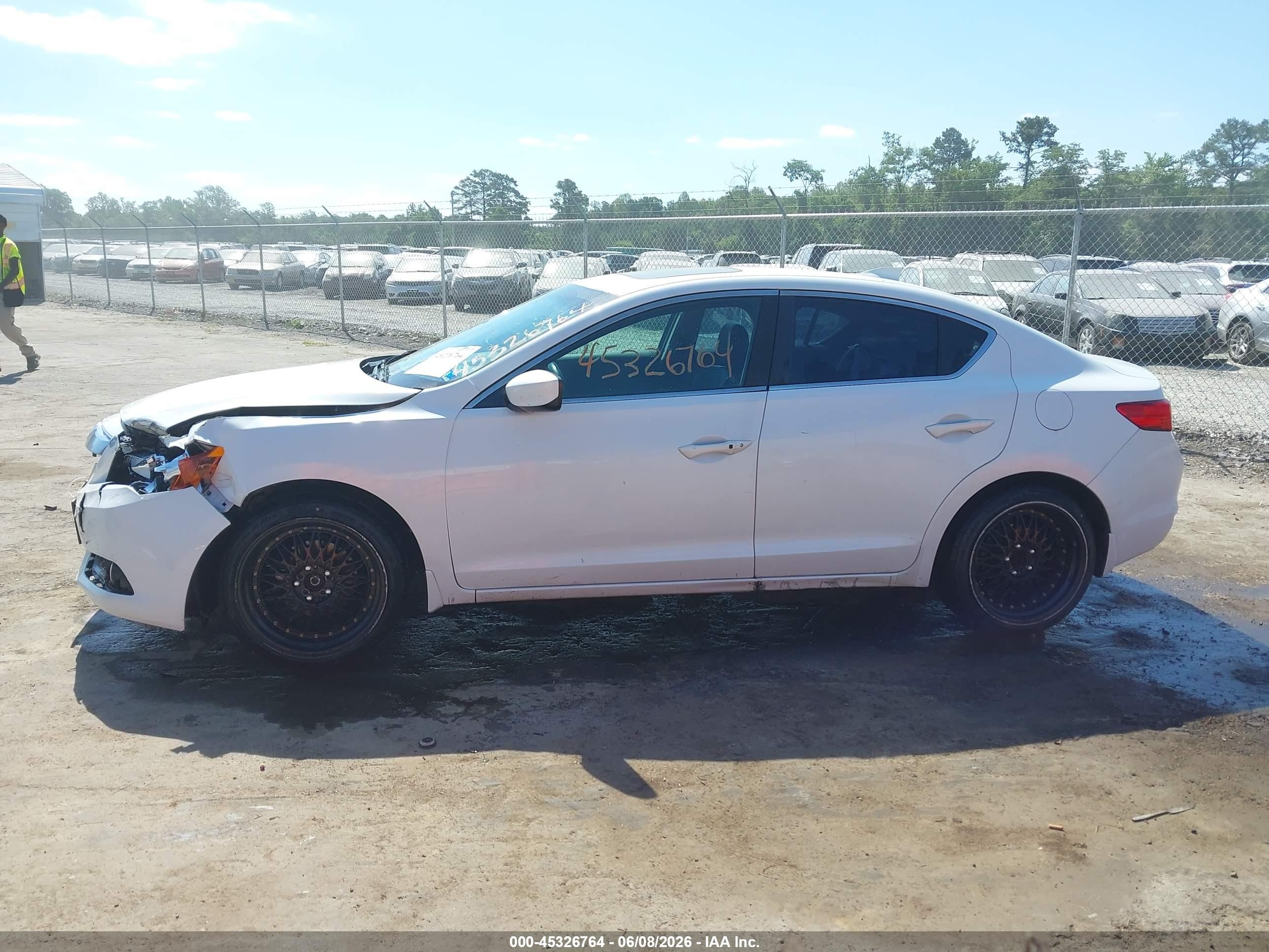 2015 Acura Ilx 2.0l White vin: 19VDE1F71FE010493
