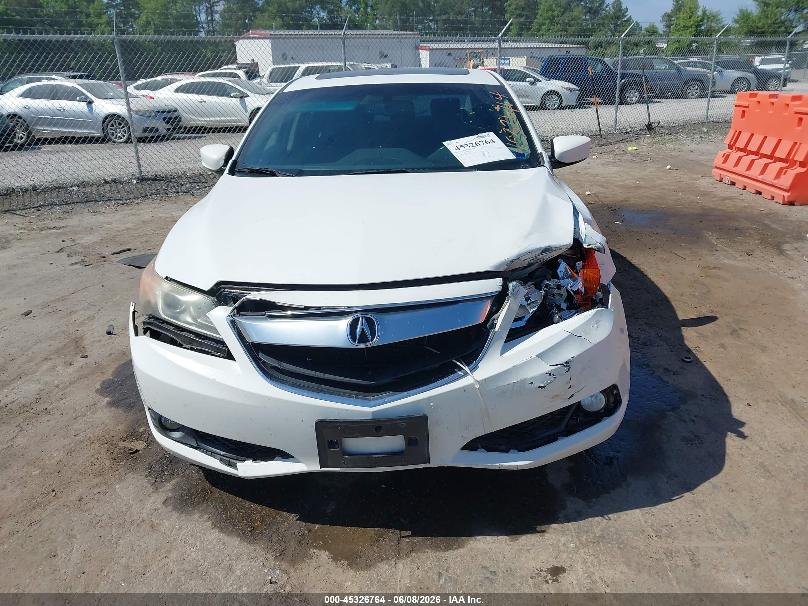 2015 Acura Ilx 2.0l White vin: 19VDE1F71FE010493