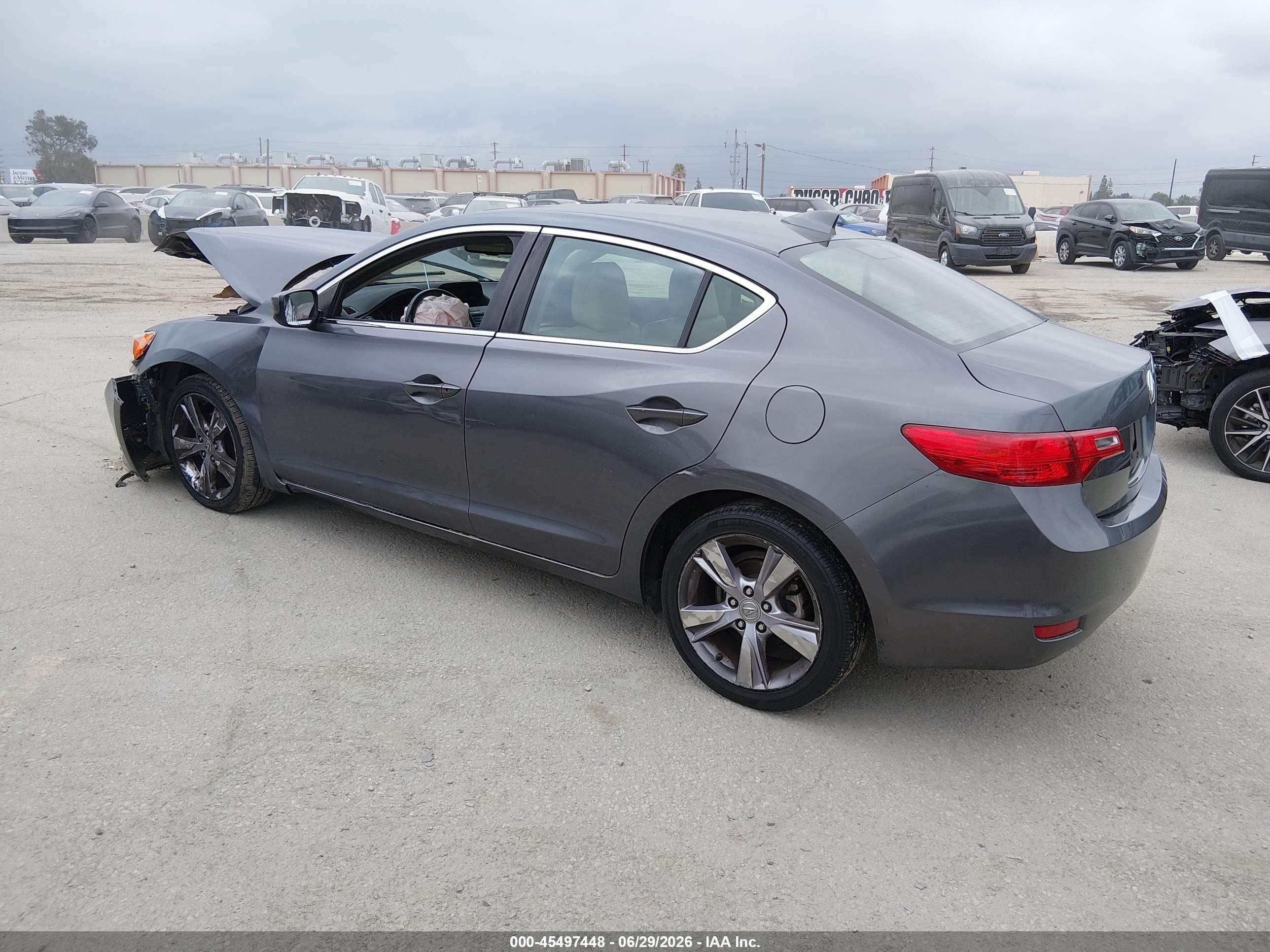 2014 Acura Ilx 2.0l Gray vin: 19VDE1F73EE004970