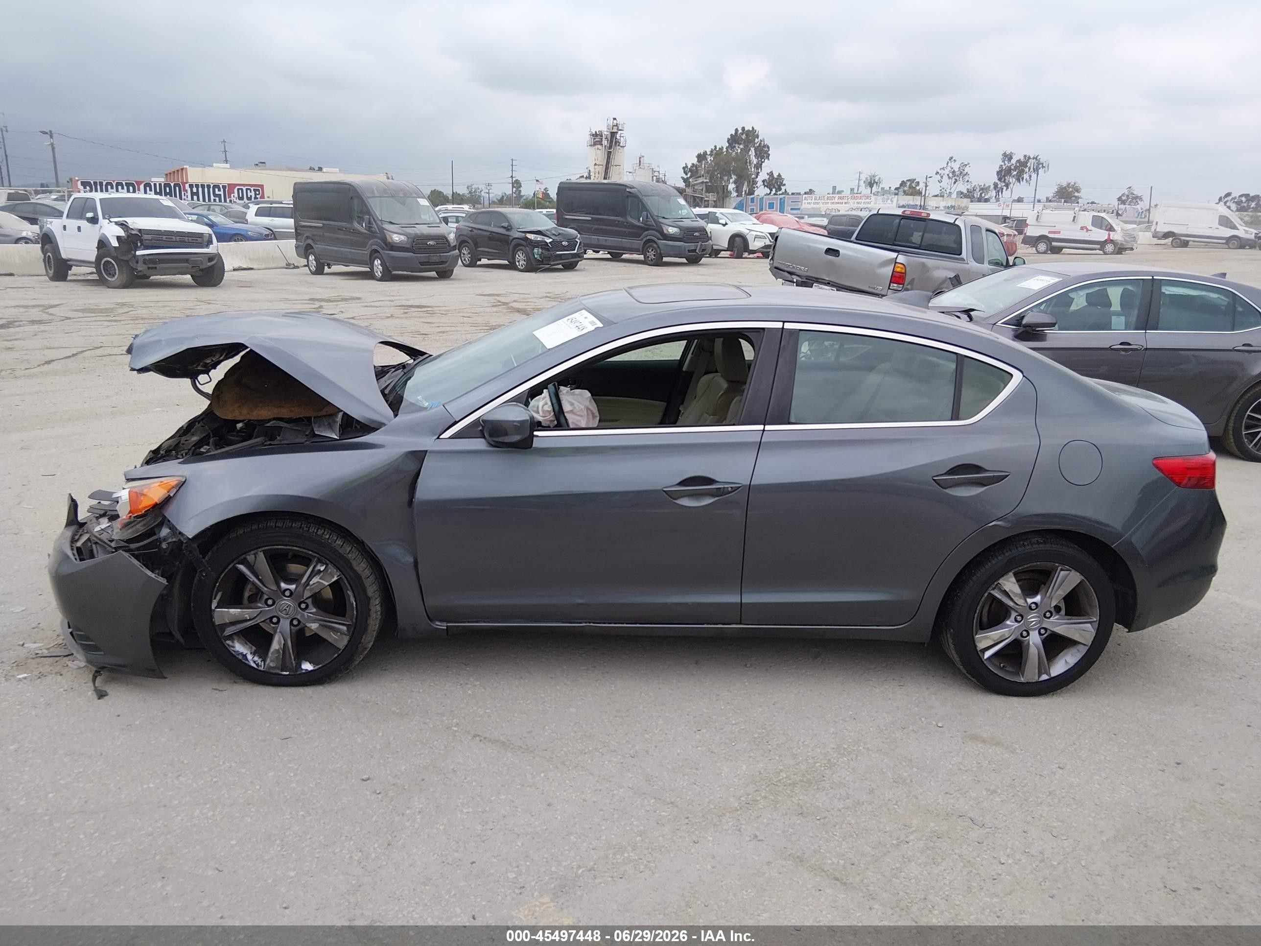 2014 Acura Ilx 2.0l Gray vin: 19VDE1F73EE004970