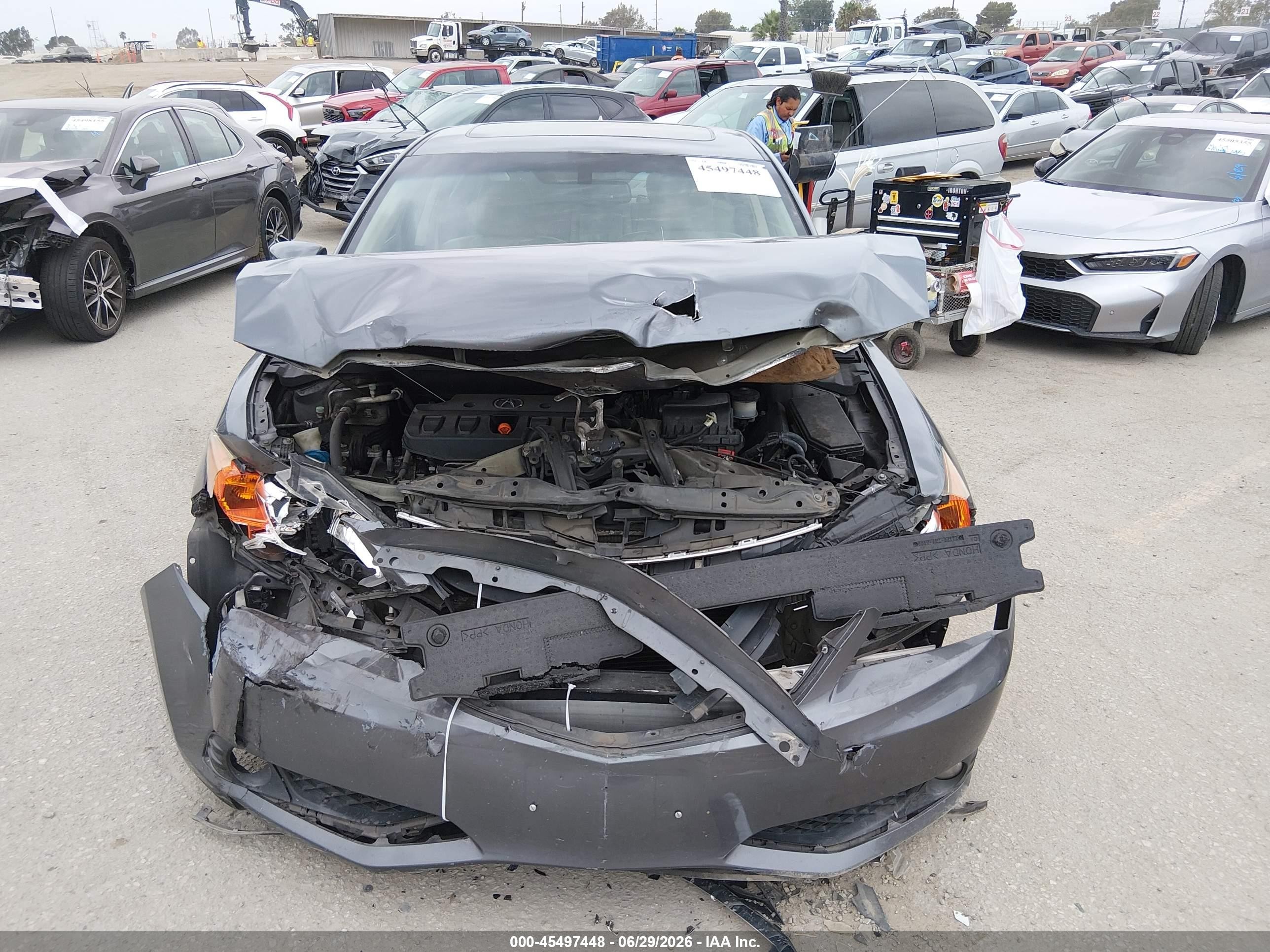 2014 Acura Ilx 2.0l Gray vin: 19VDE1F73EE004970