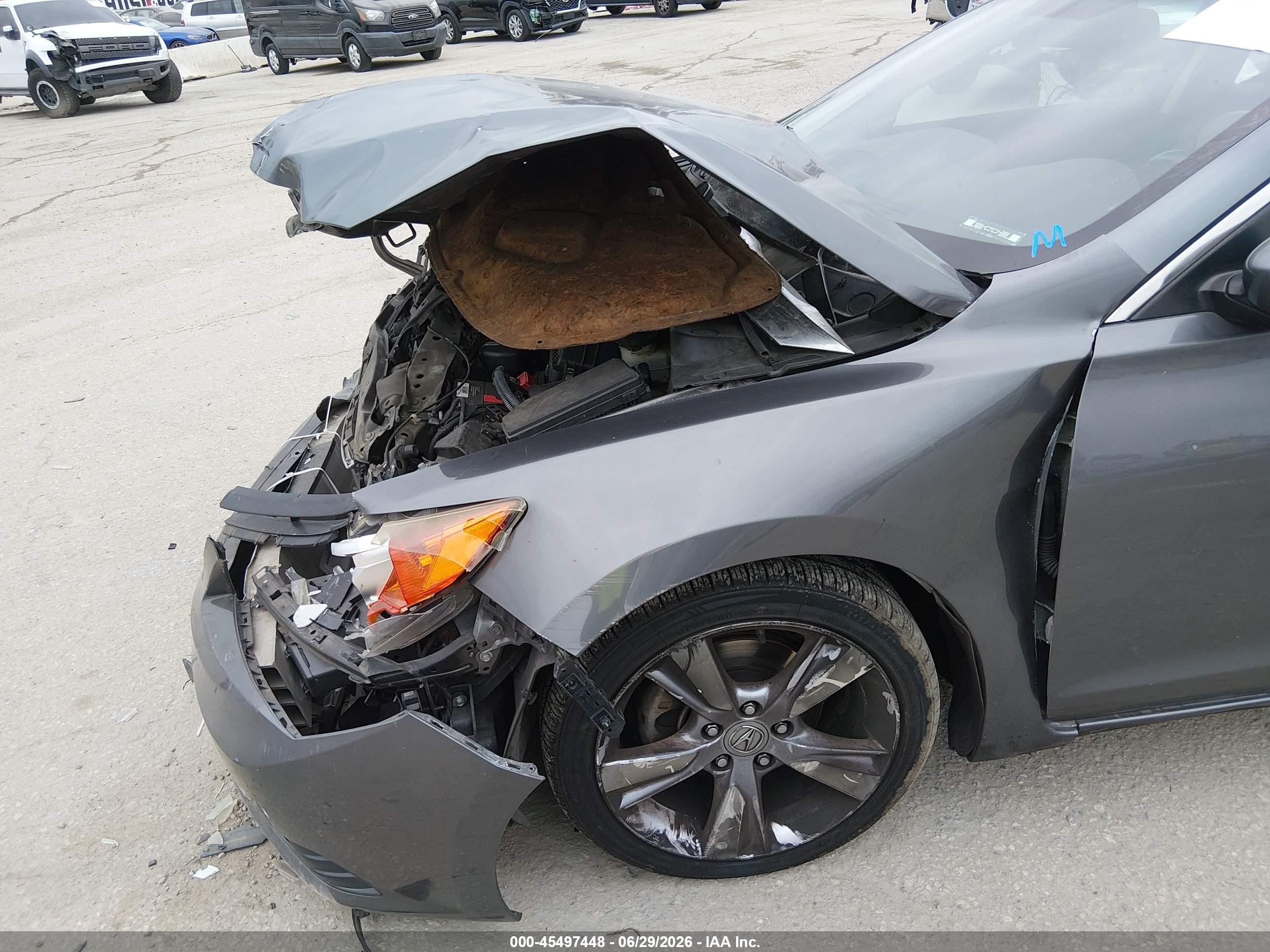 2014 Acura Ilx 2.0l Gray vin: 19VDE1F73EE004970