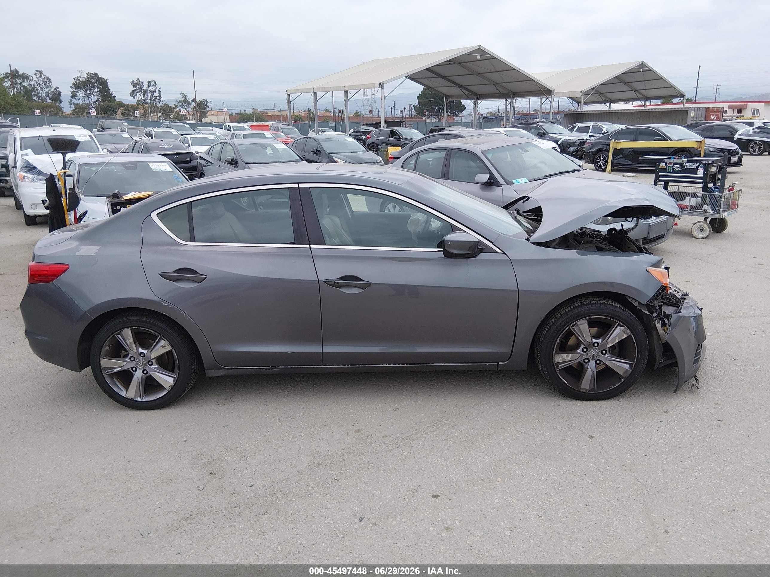 2014 Acura Ilx 2.0l Gray vin: 19VDE1F73EE004970