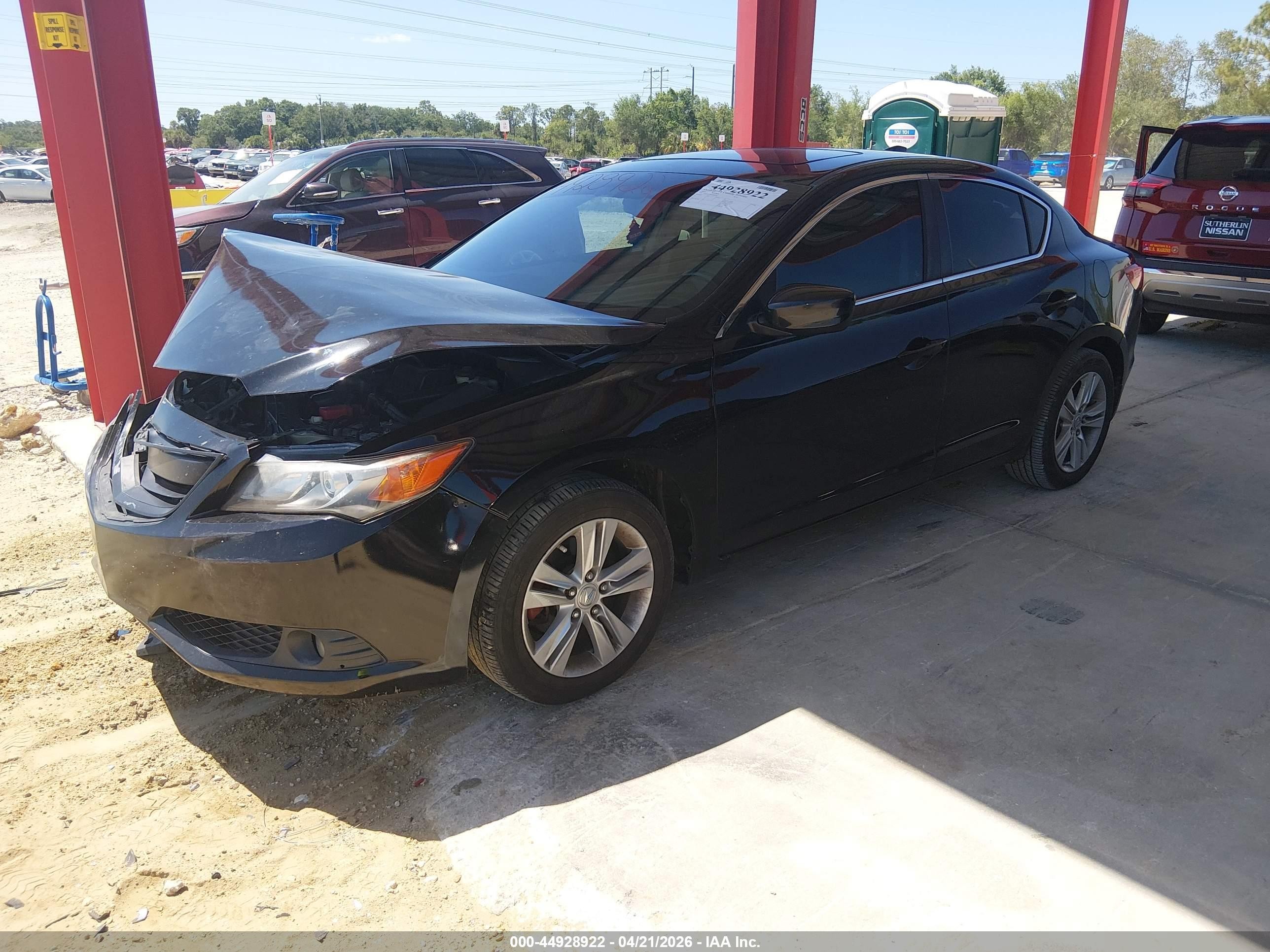 2013 Acura Ilx 2.0l Черный vin: 19VDE1F74DE000330