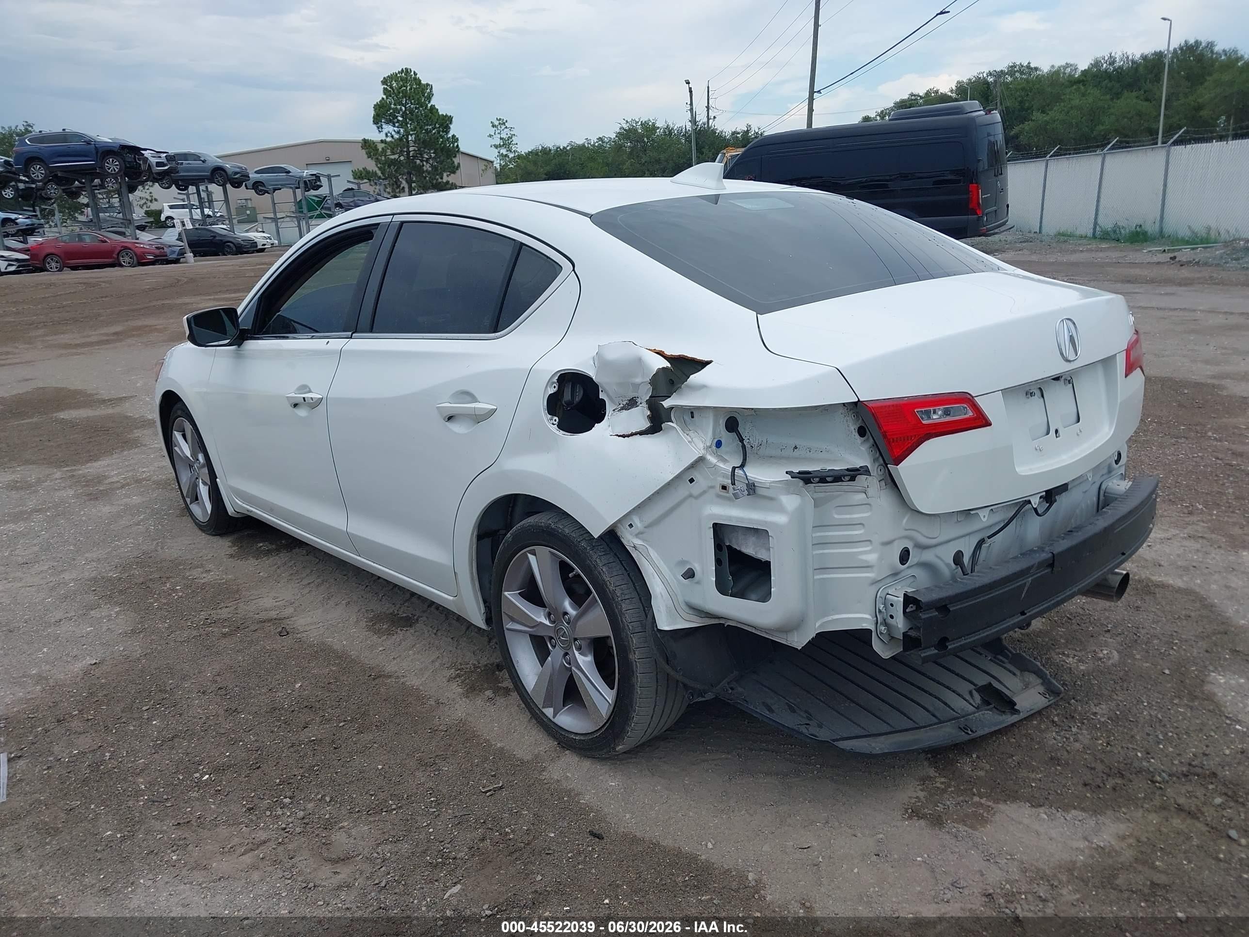 2014 Acura Ilx 2.0l White vin: 19VDE1F78EE013549