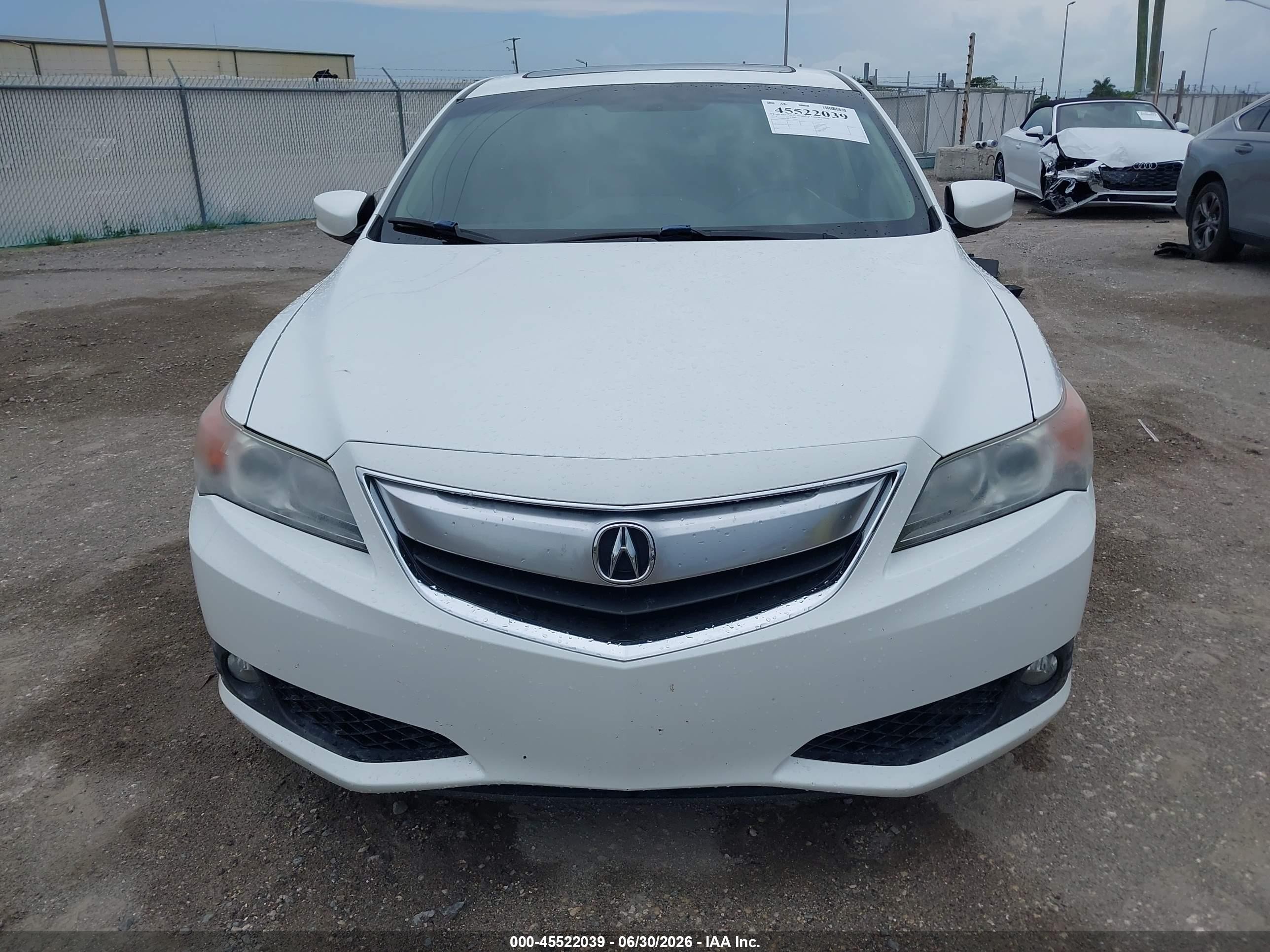 2014 Acura Ilx 2.0l White vin: 19VDE1F78EE013549