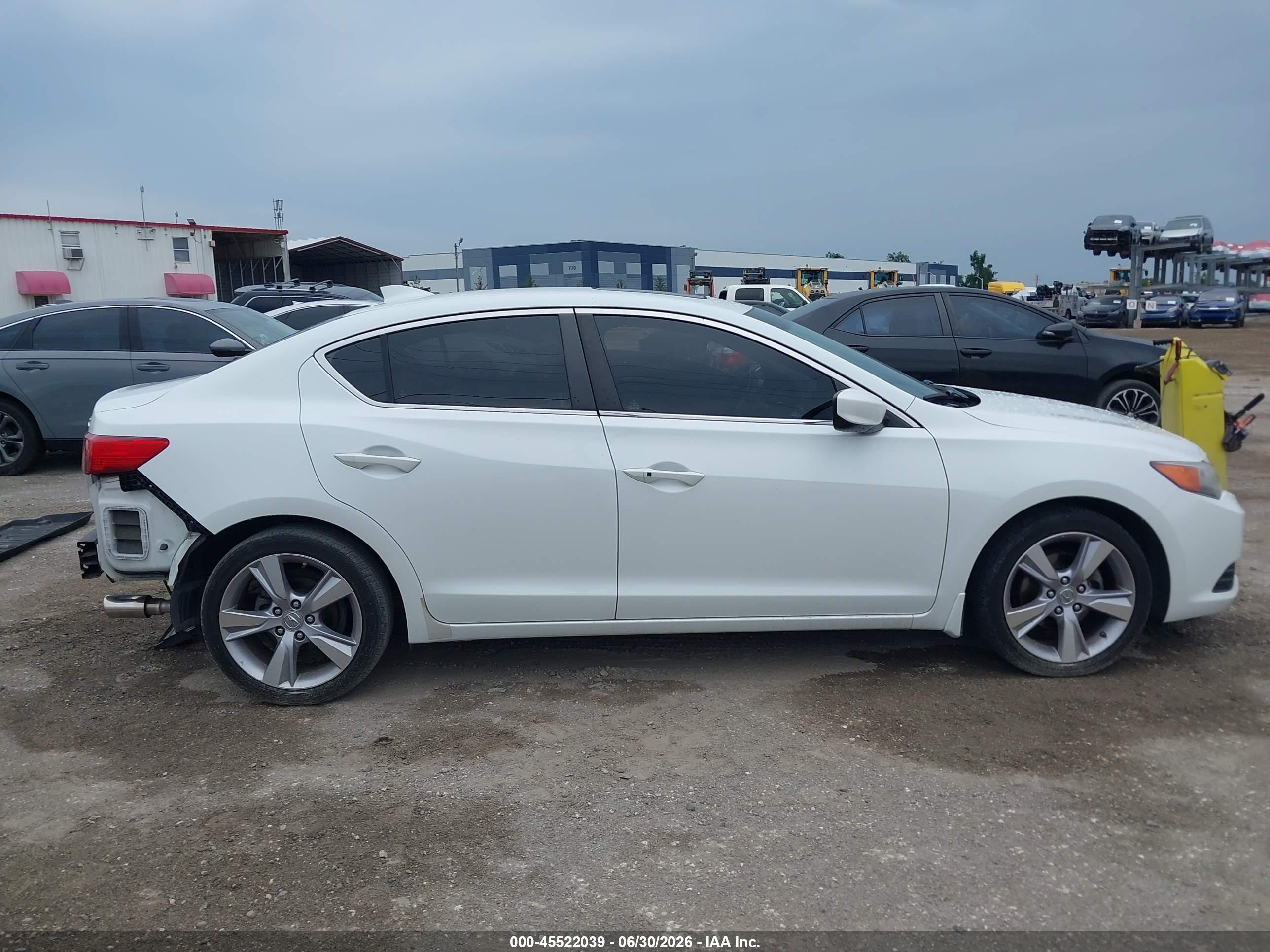 2014 Acura Ilx 2.0l White vin: 19VDE1F78EE013549