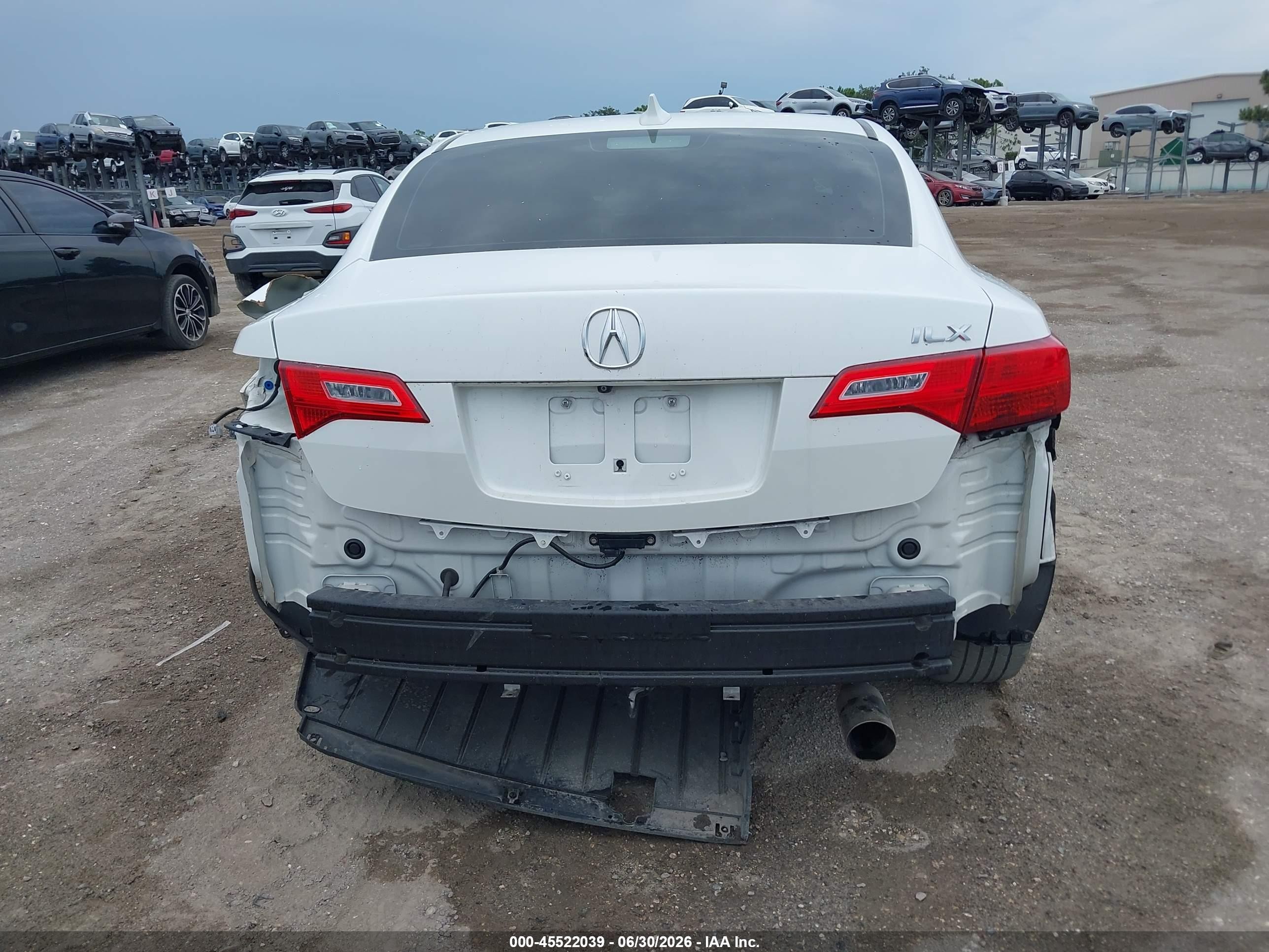 2014 Acura Ilx 2.0l White vin: 19VDE1F78EE013549