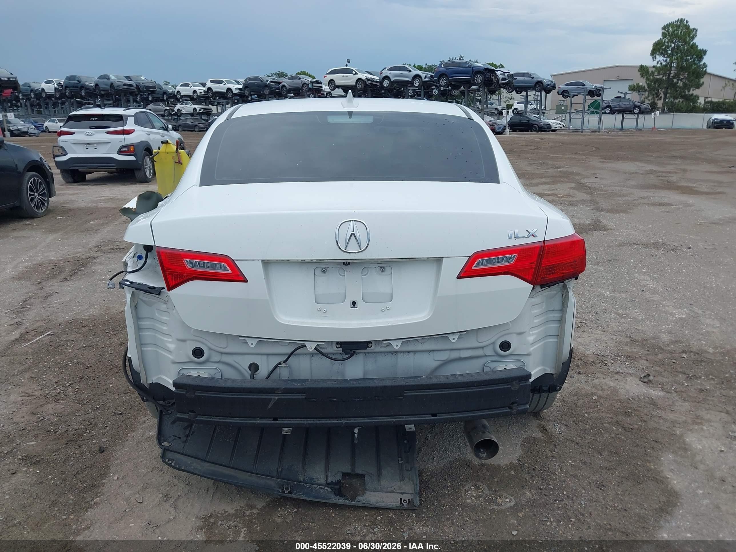 2014 Acura Ilx 2.0l White vin: 19VDE1F78EE013549