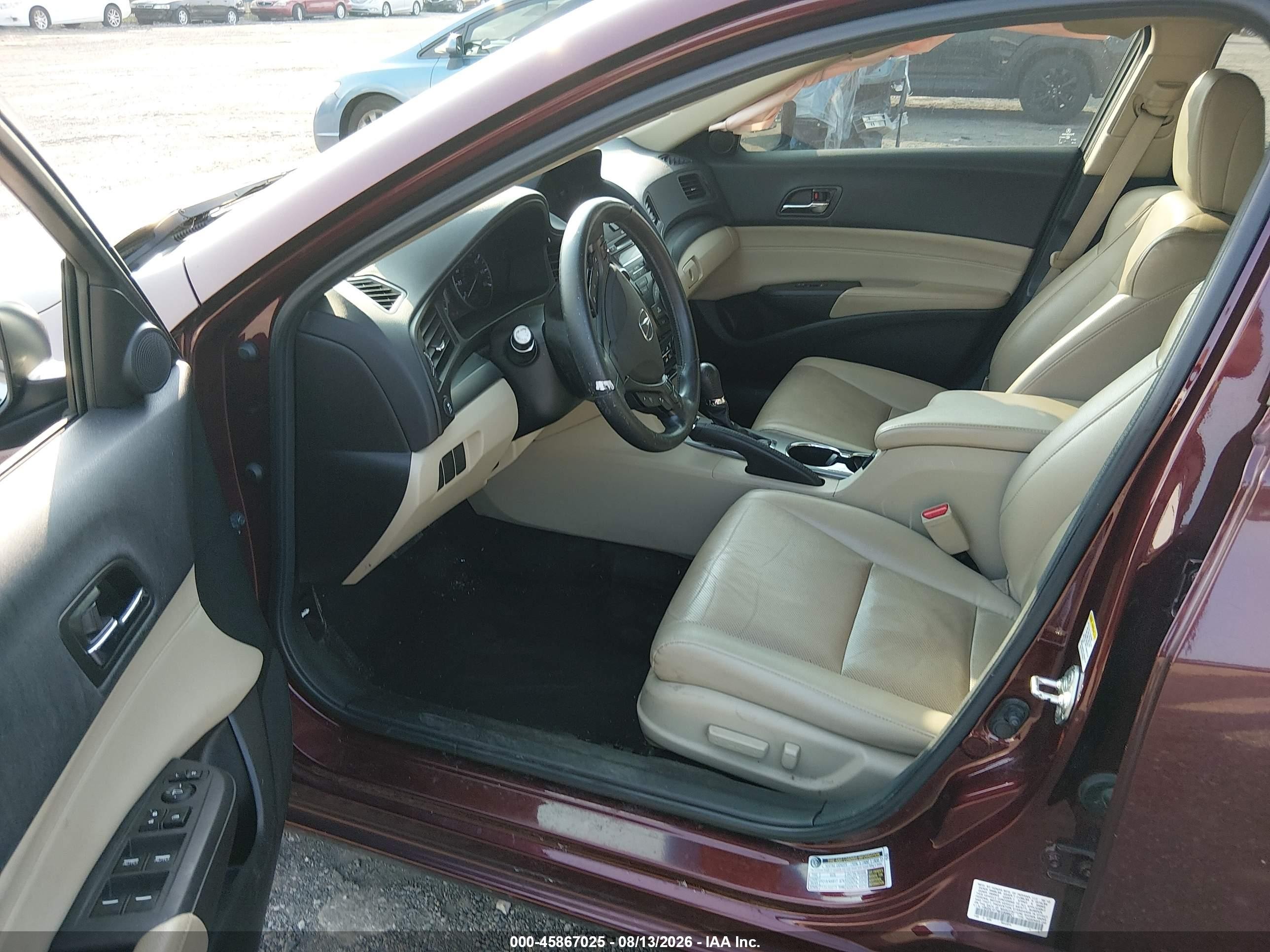 2014 Acura Ilx 2.0l Burgundy vin: 19VDE1F79EE008621