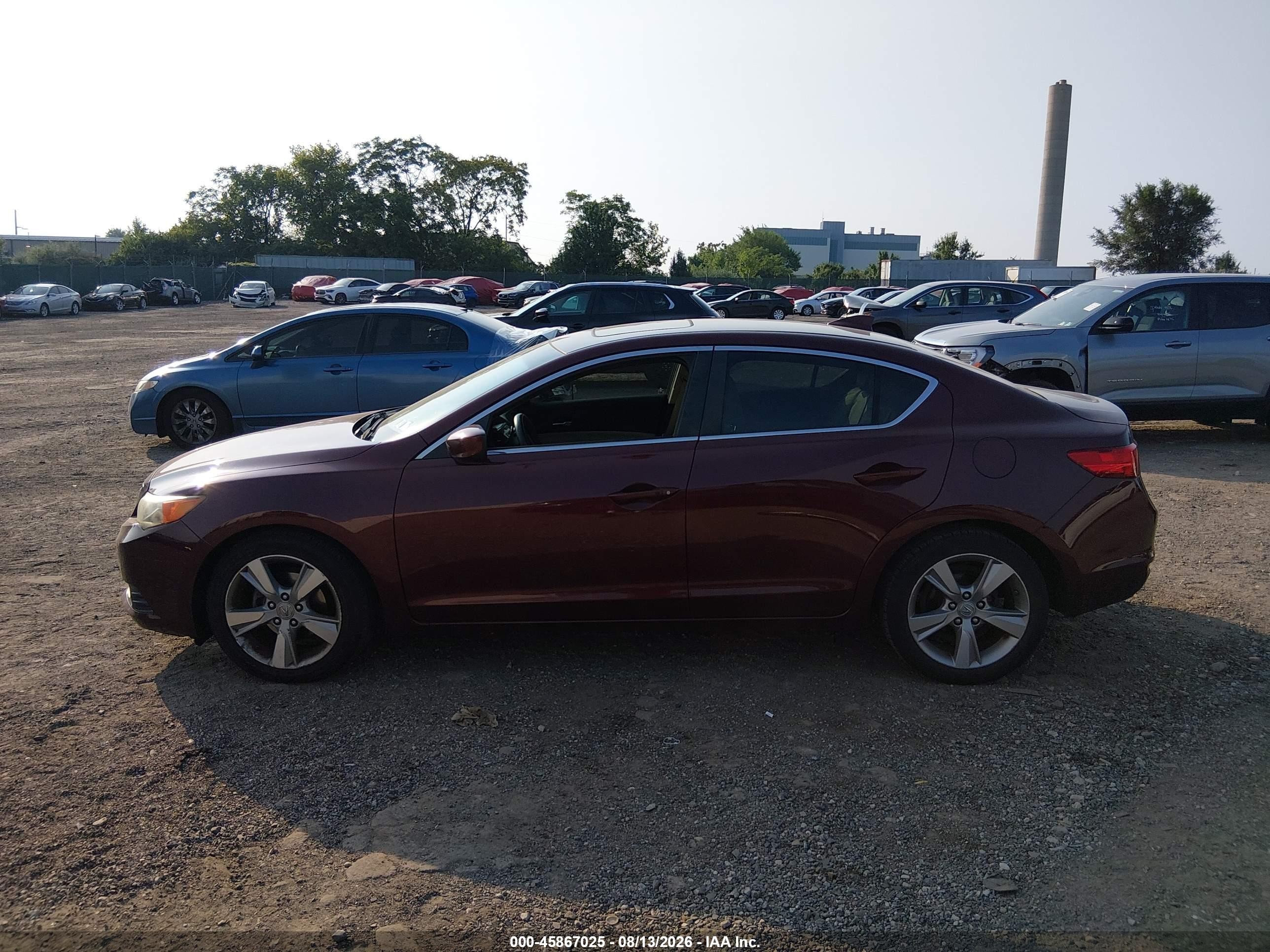 2014 Acura Ilx 2.0l Burgundy vin: 19VDE1F79EE008621