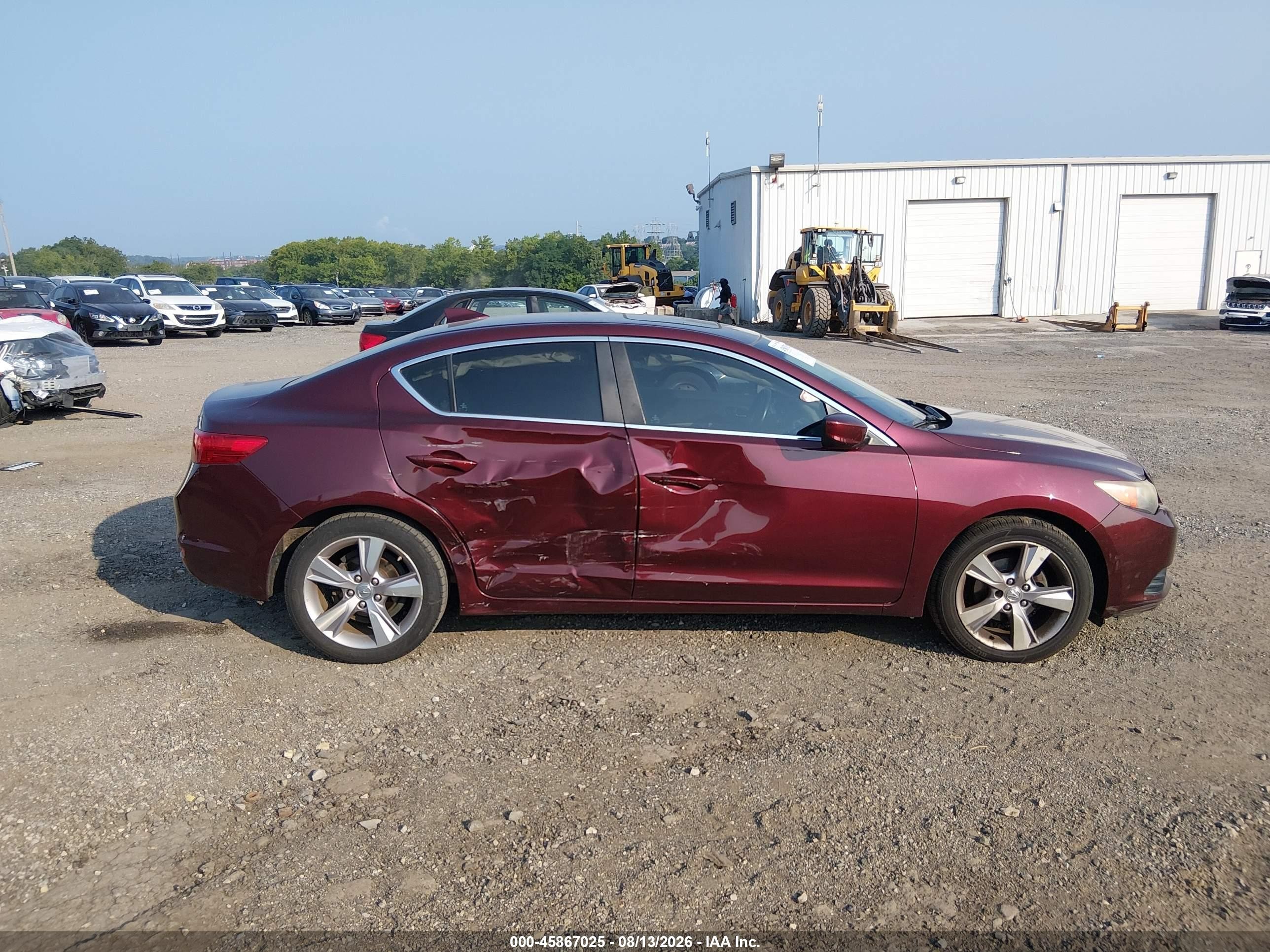 2014 Acura Ilx 2.0l Burgundy vin: 19VDE1F79EE008621