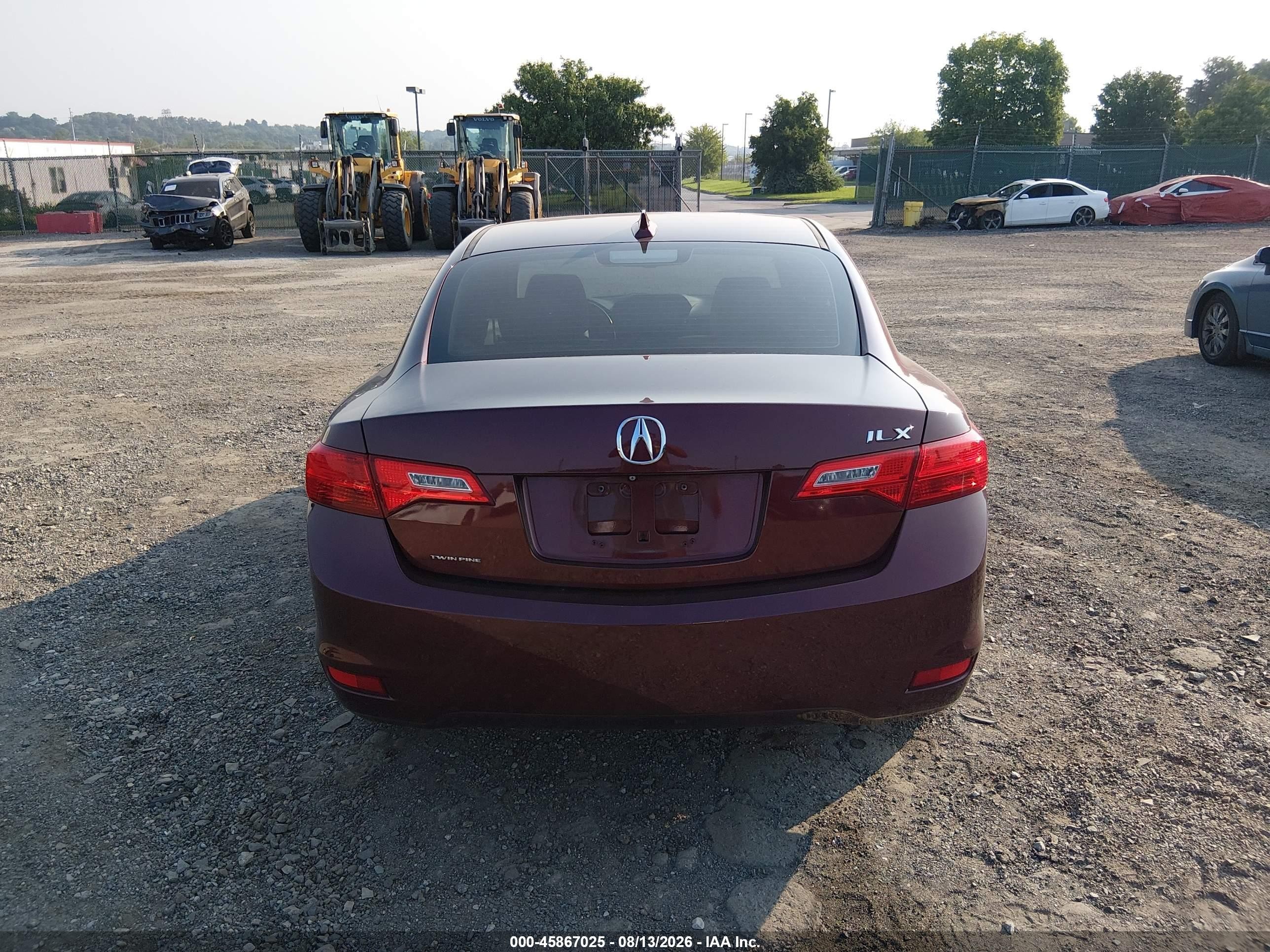 2014 Acura Ilx 2.0l Burgundy vin: 19VDE1F79EE008621