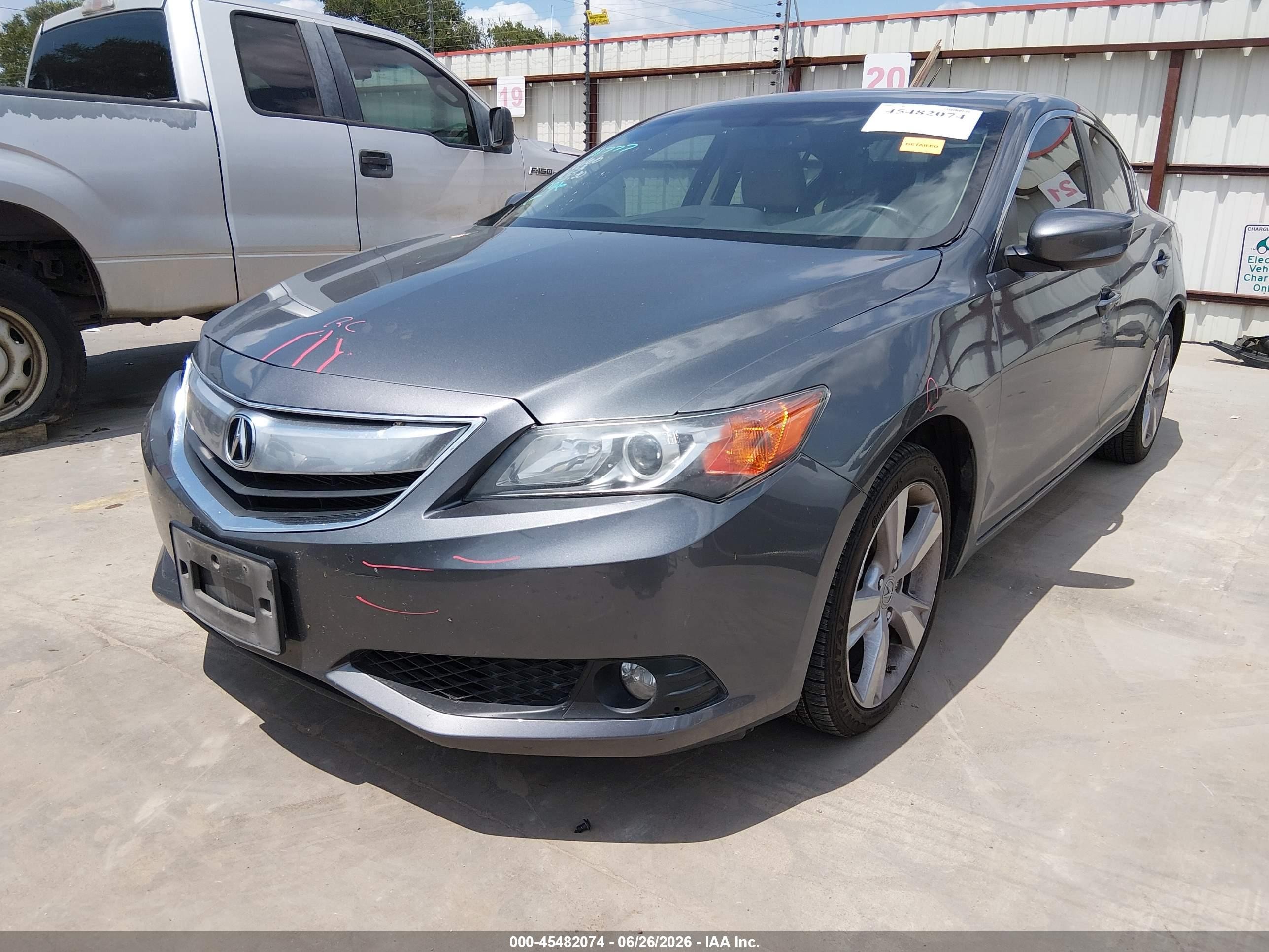 2014 Acura Ilx 2.0l Gray vin: 19VDE1F7XEE008806