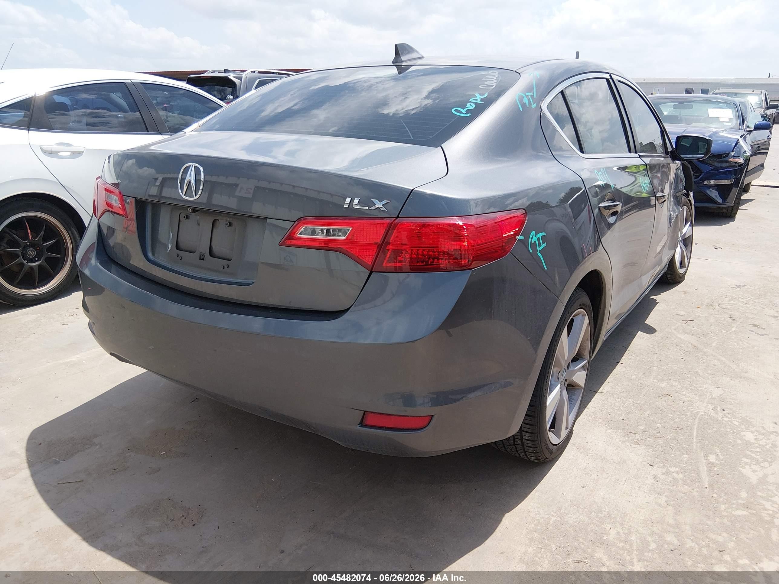 2014 Acura Ilx 2.0l Gray vin: 19VDE1F7XEE008806