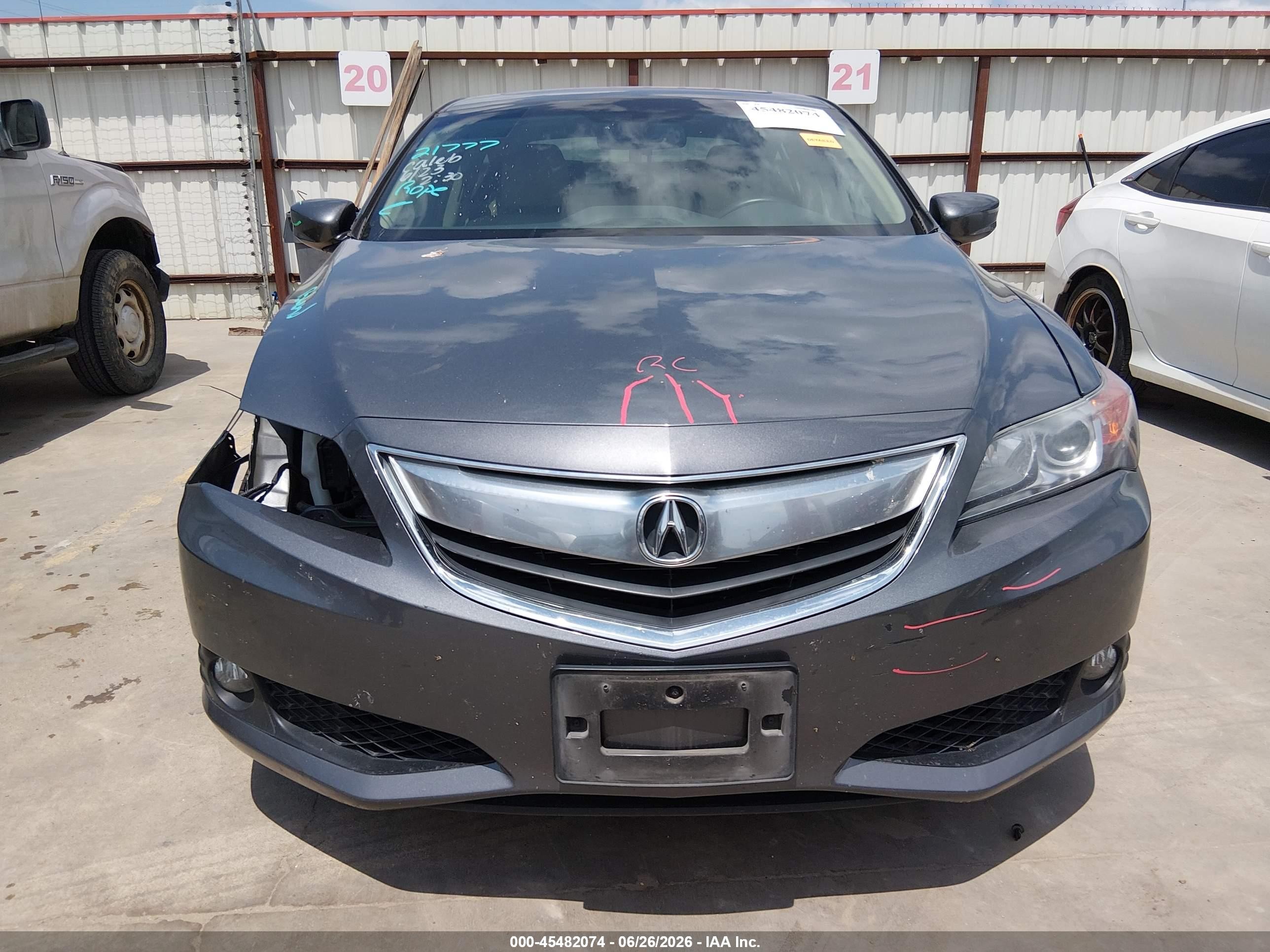 2014 Acura Ilx 2.0l Gray vin: 19VDE1F7XEE008806