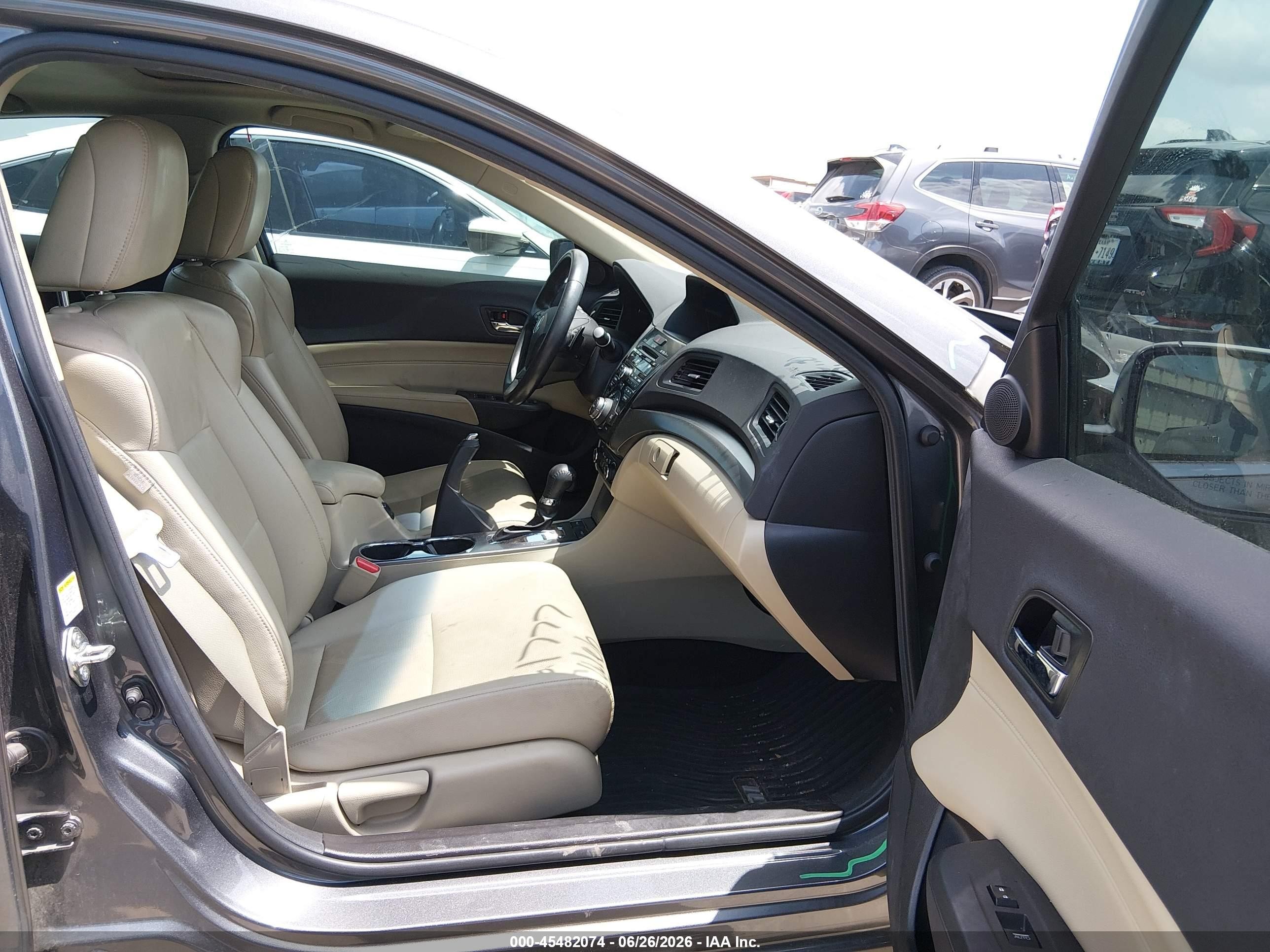 2014 Acura Ilx 2.0l Gray vin: 19VDE1F7XEE008806