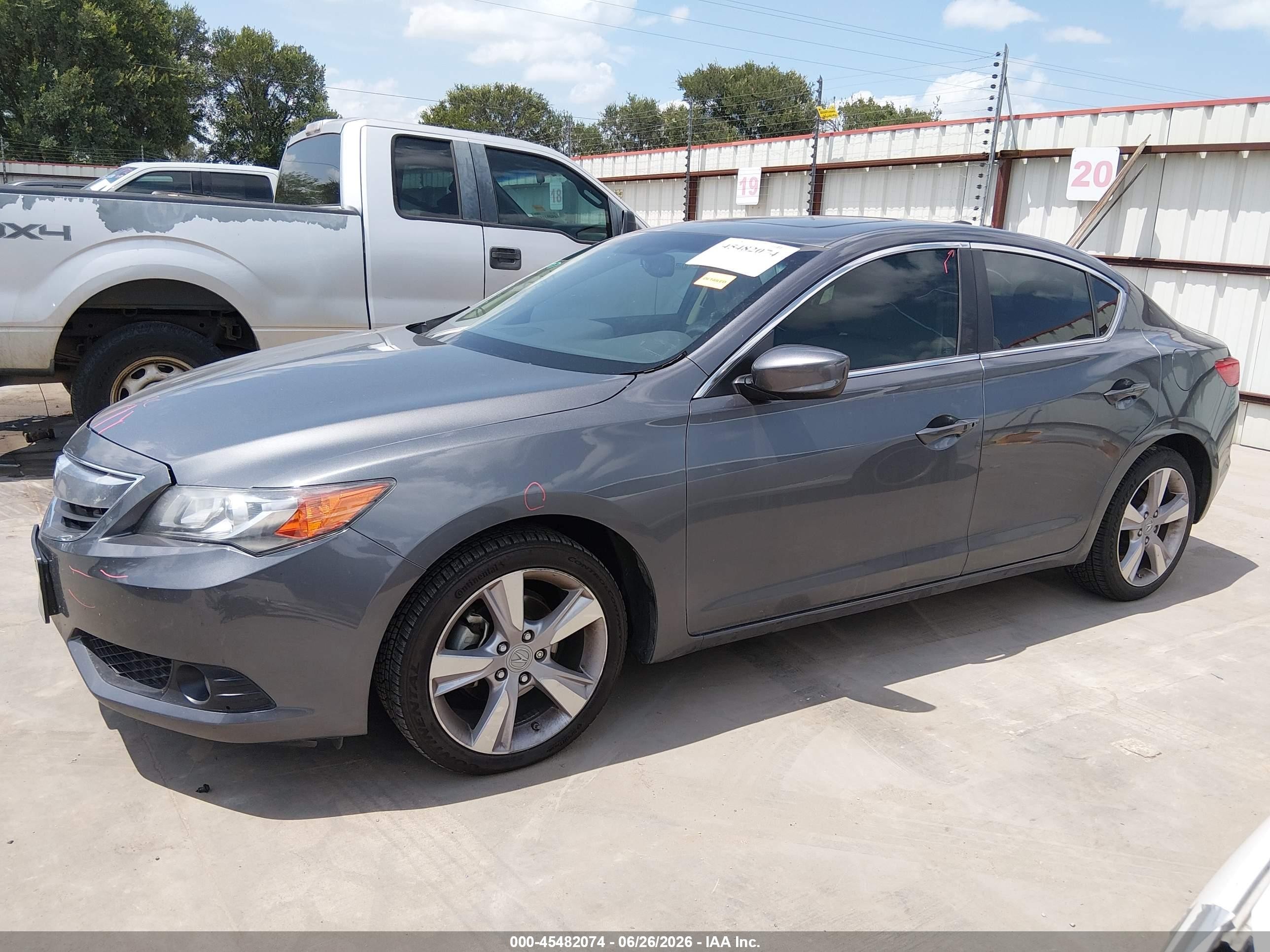 2014 Acura Ilx 2.0l Gray vin: 19VDE1F7XEE008806