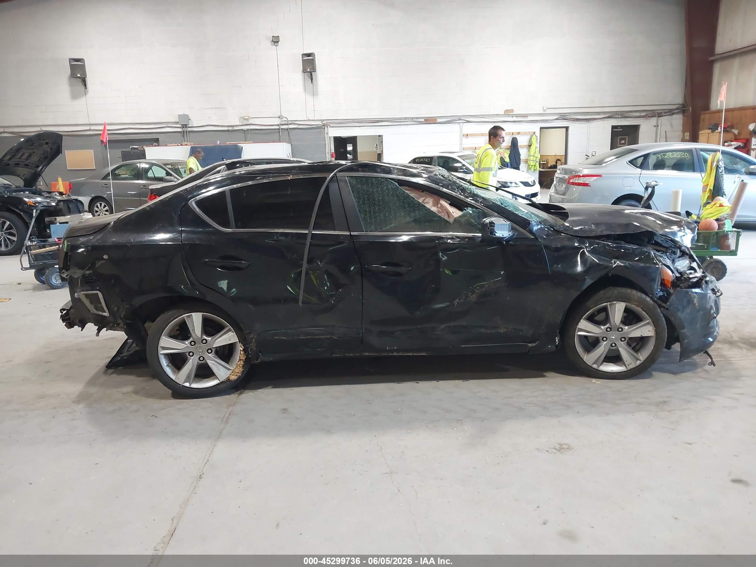 2014 Acura Ilx 2.4l Black vin: 19VDE2E54EE000027