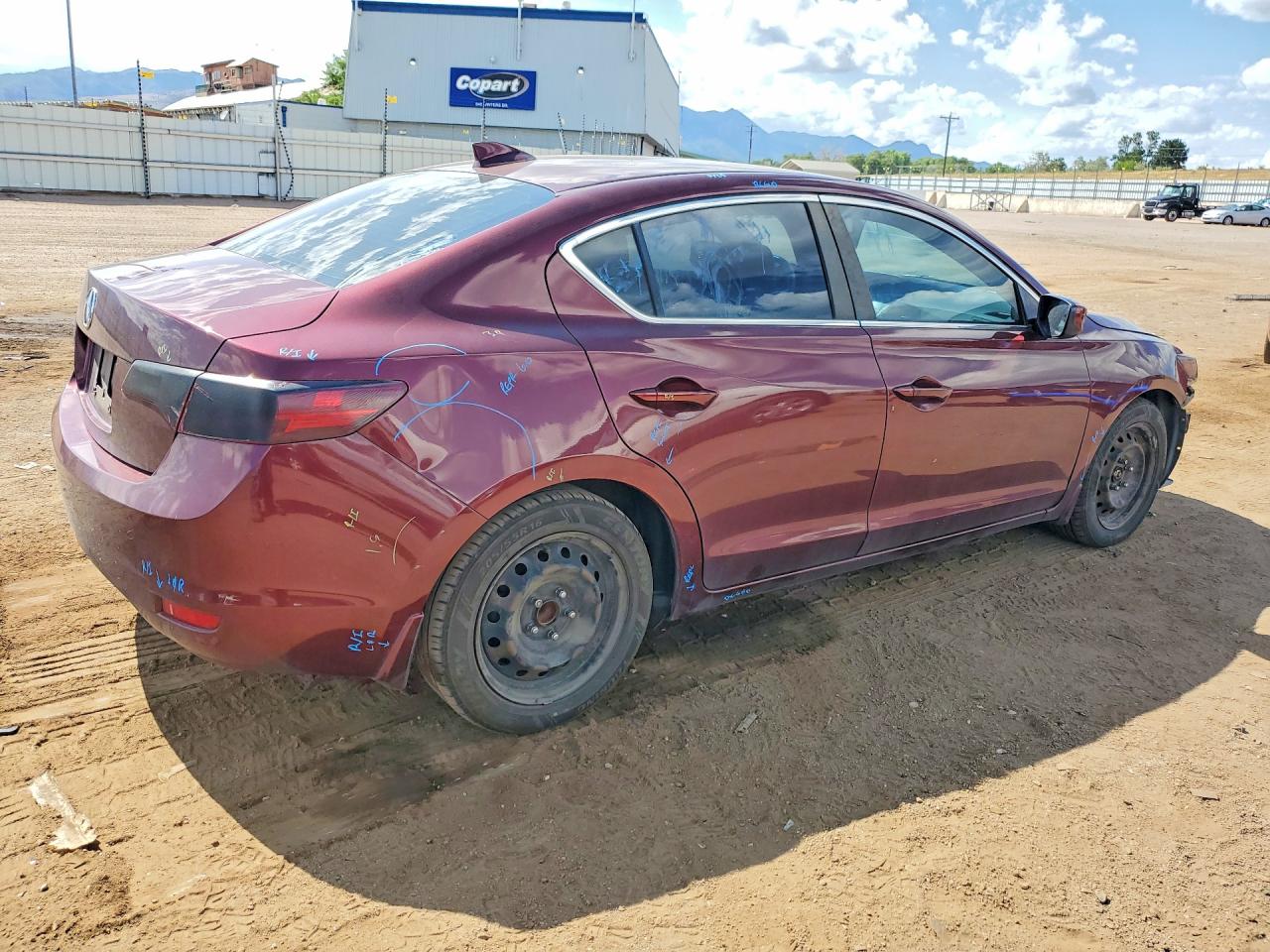 2015 Acura Ilx 24 Premium Burgundy vin: 19VDE2E57FE000072
