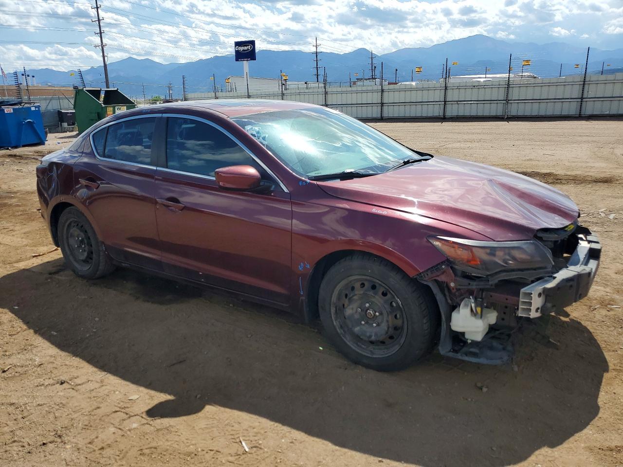 2015 Acura Ilx 24 Premium Burgundy vin: 19VDE2E57FE000072