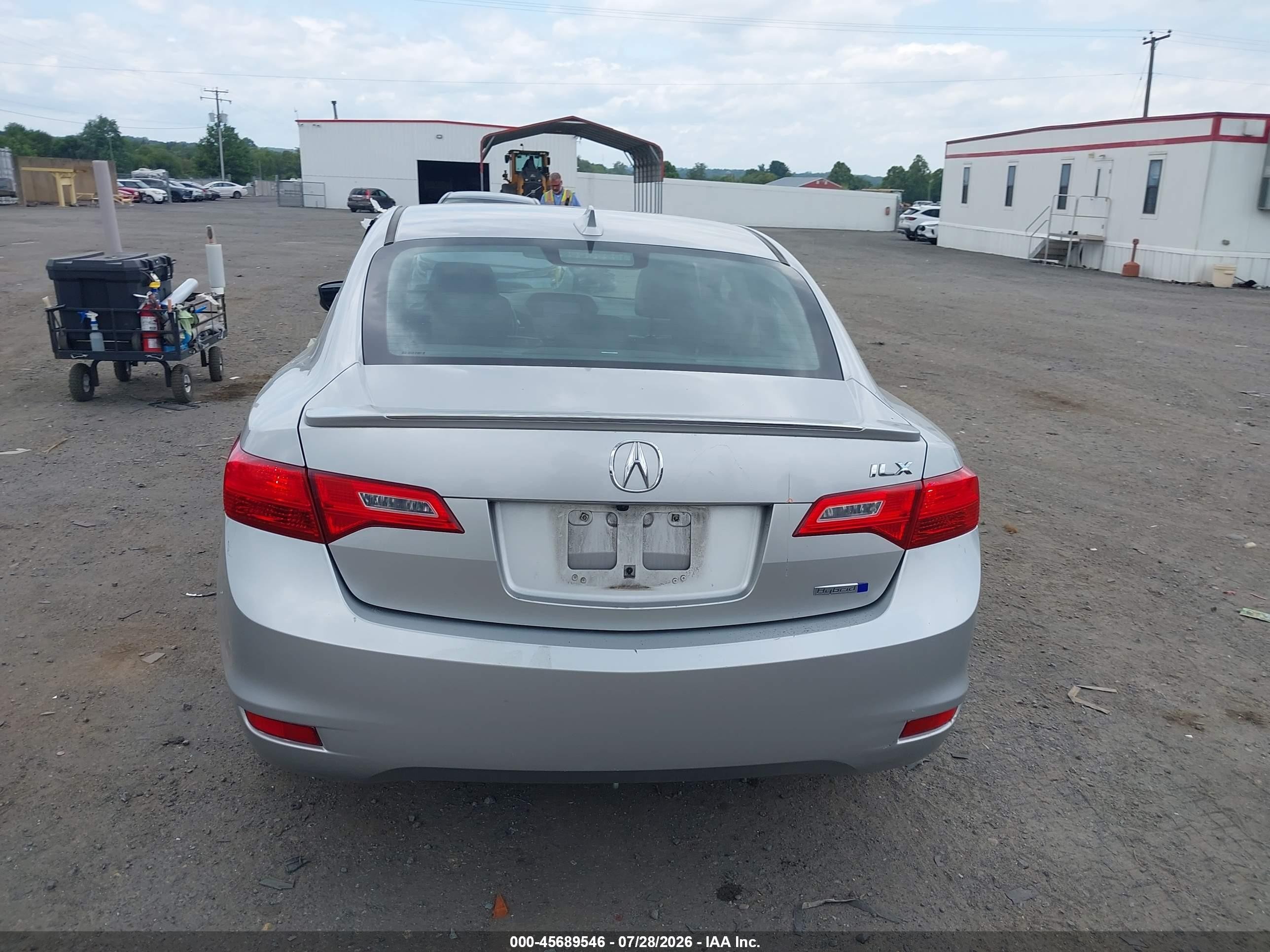 2013 Acura Ilx Hybrid 1.5l Silver vin: 19VDE3F70DE300474
