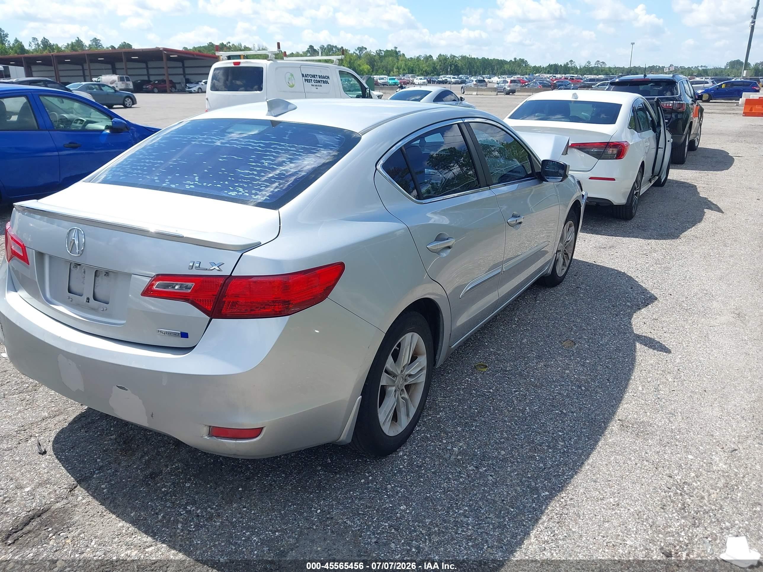 2013 Acura Ilx Hybrid 1.5l Gray vin: 19VDE3F71DE300855