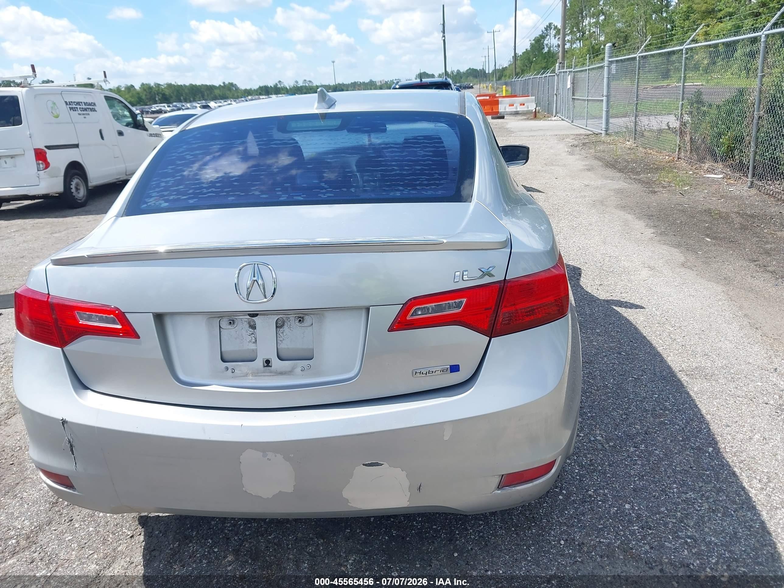 2013 Acura Ilx Hybrid 1.5l Gray vin: 19VDE3F71DE300855