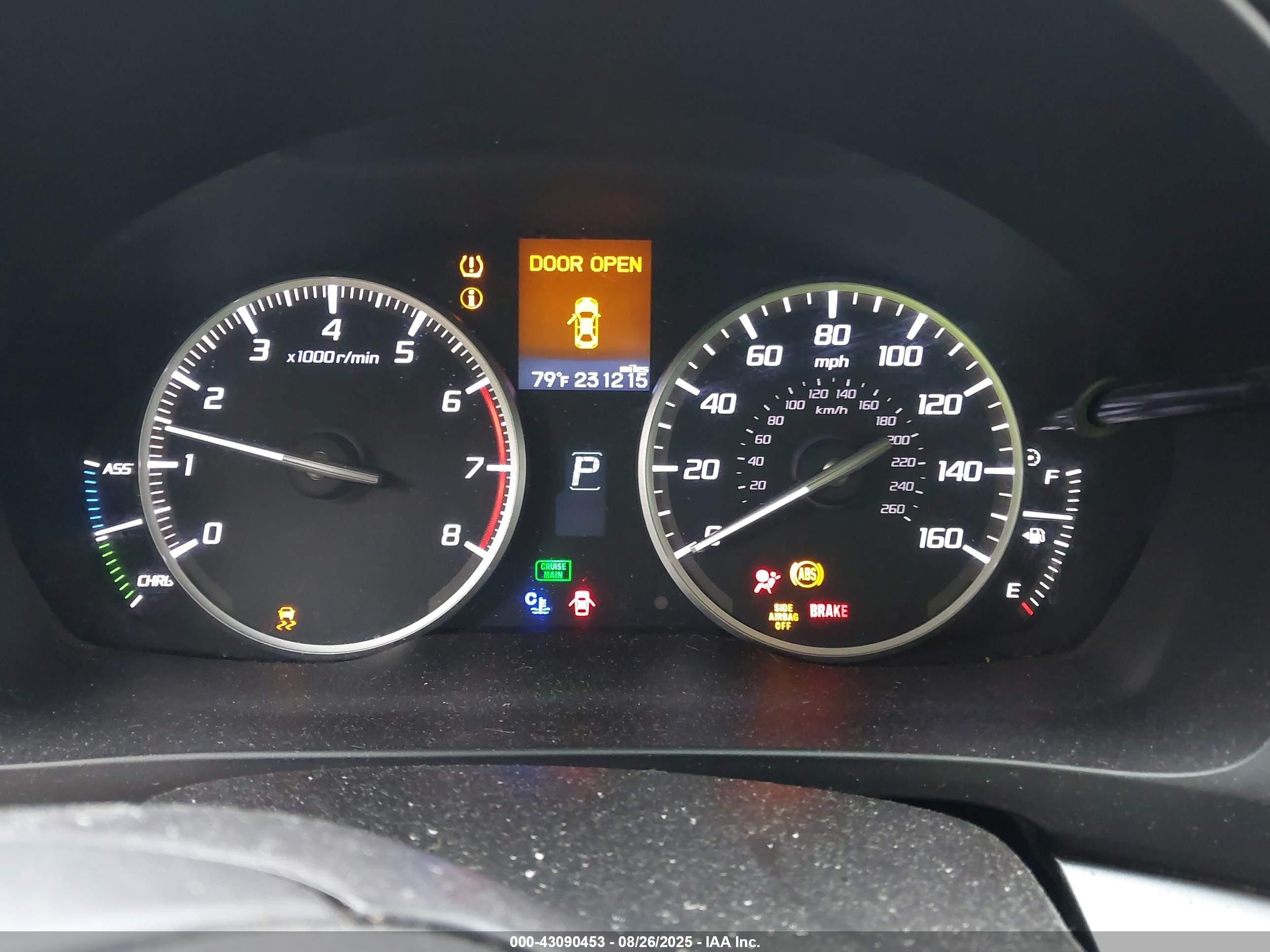 2013 Acura Ilx Hybrid 1.5l Черный vin: 19VDE3F78DE301176