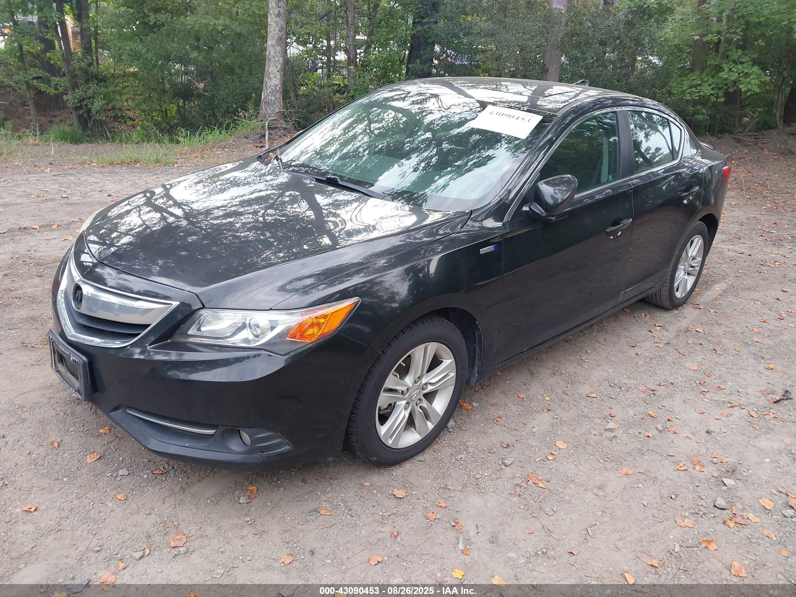 2013 Acura Ilx Hybrid 1.5l Черный vin: 19VDE3F78DE301176