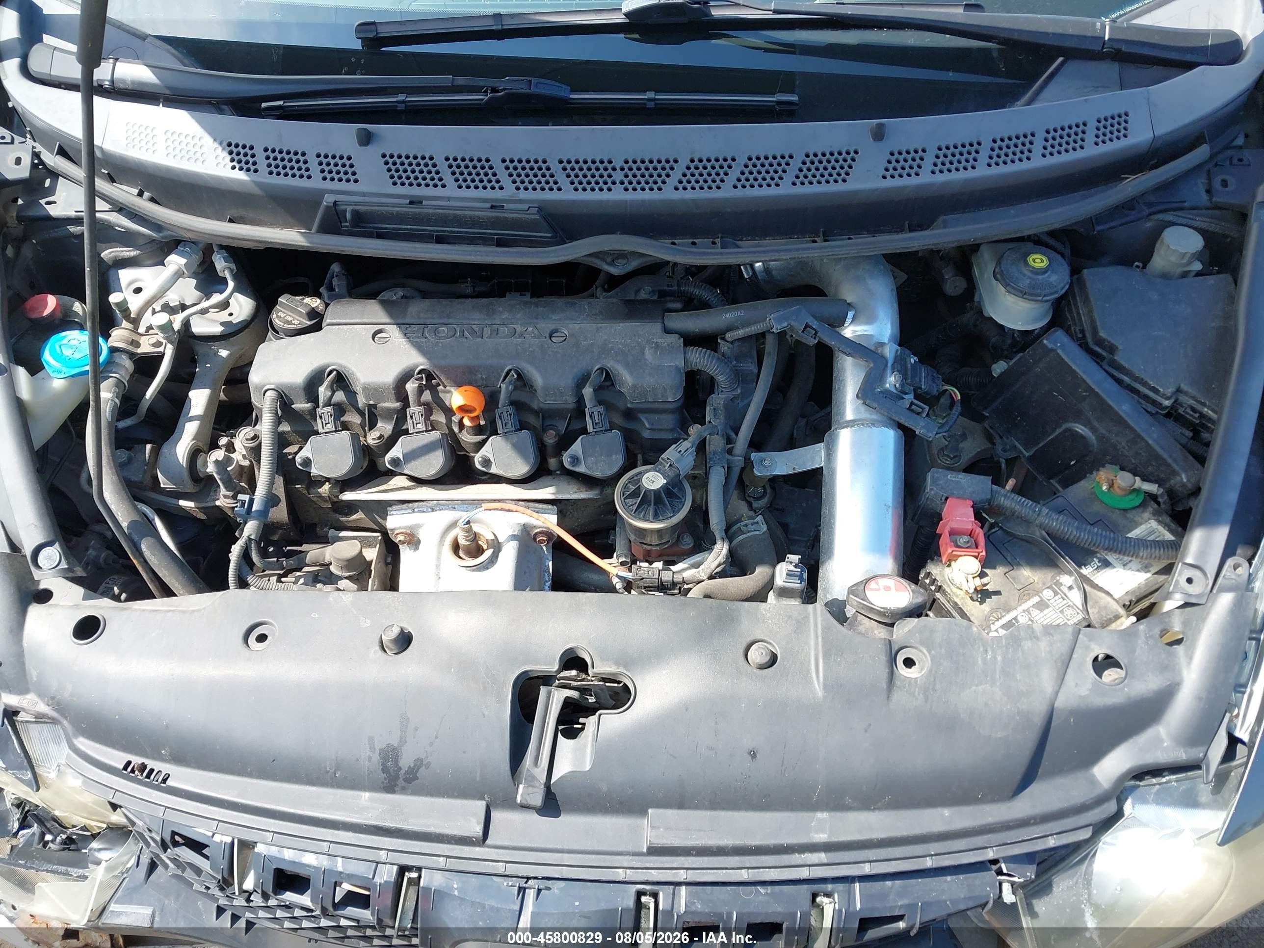 2009 Honda Civic Lx Серый vin: 19XFA15599E019801