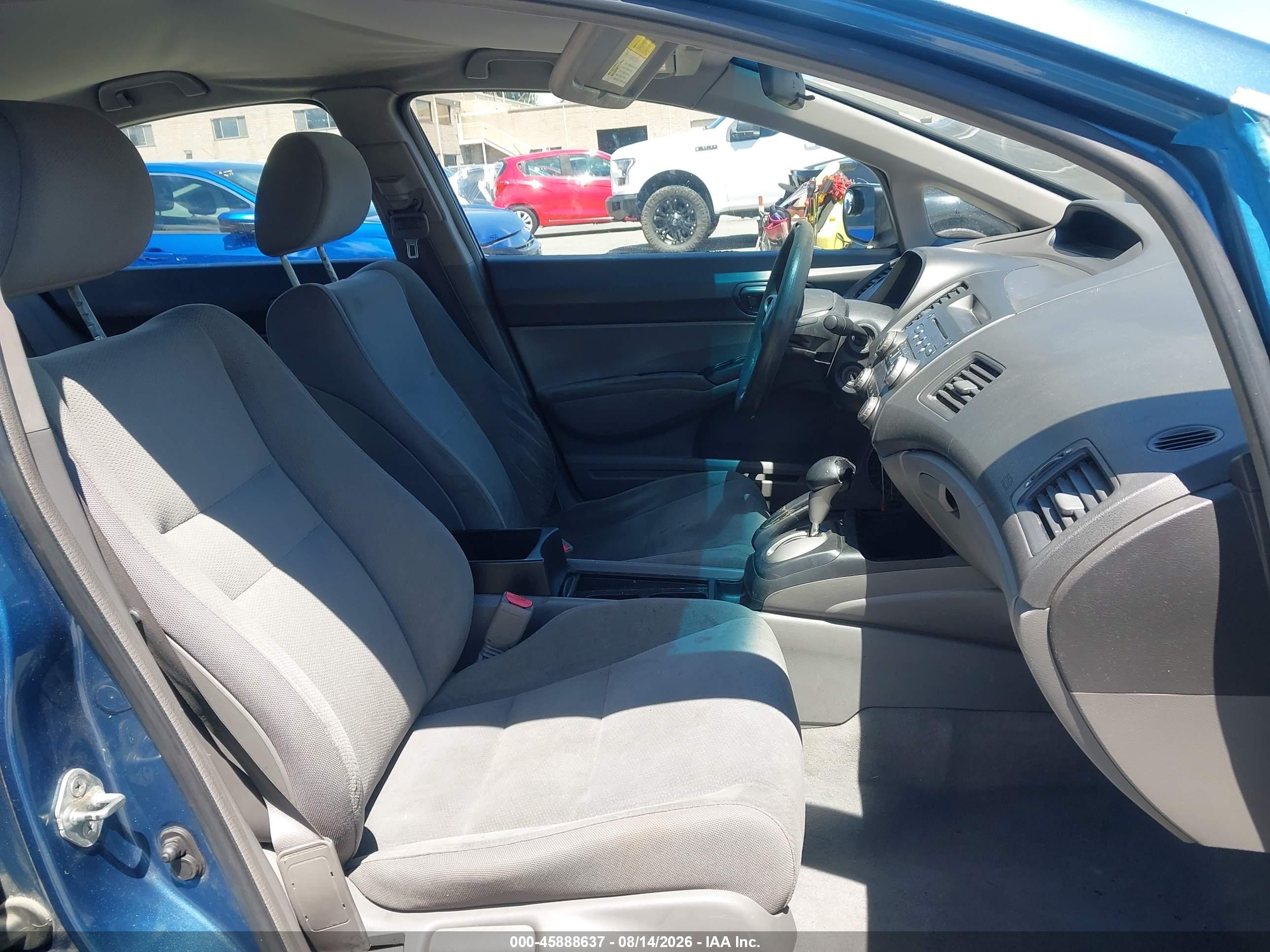 2009 Honda Civic Vp Blue vin: 19XFA16329E017501