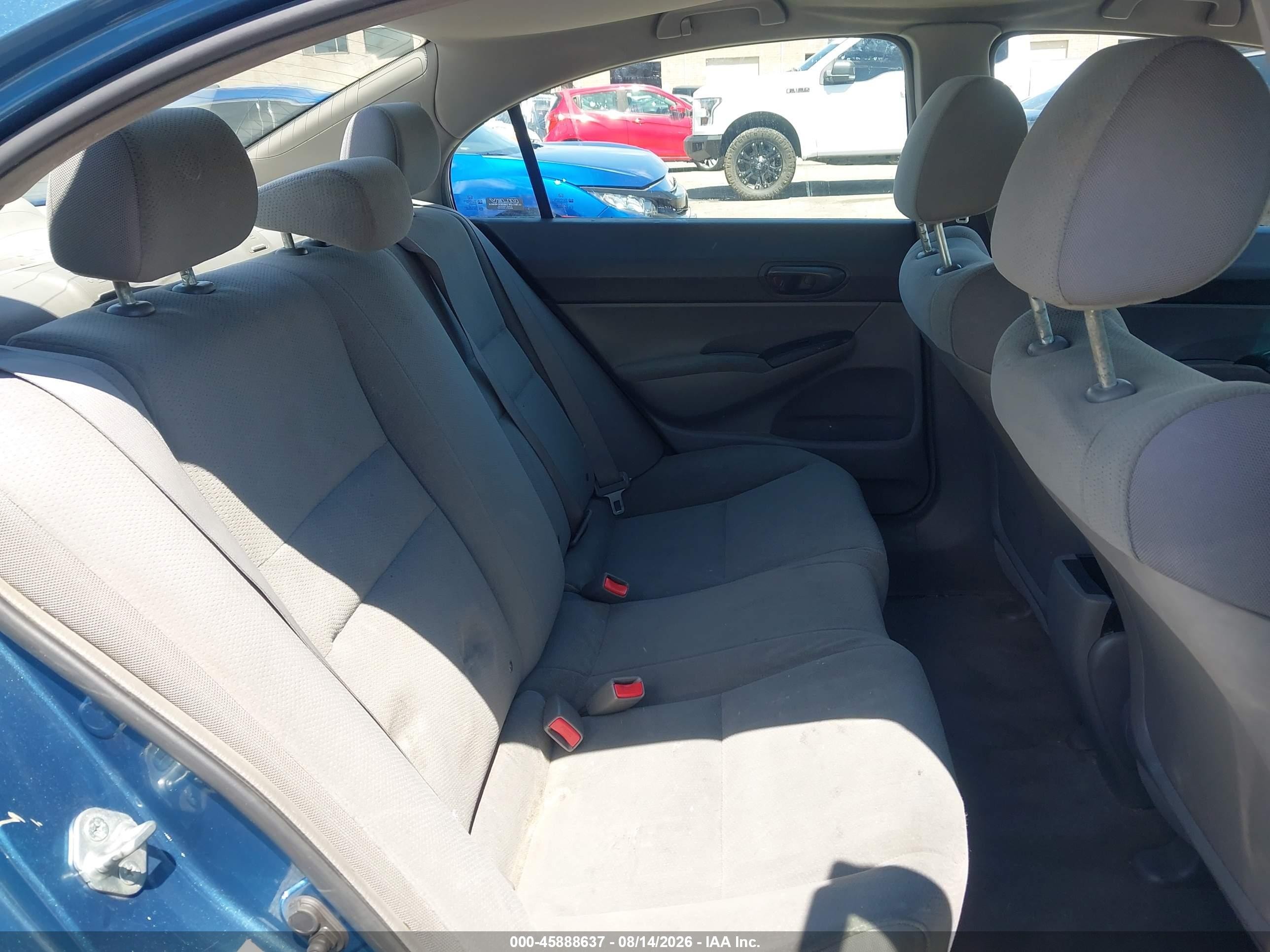 2009 Honda Civic Vp Blue vin: 19XFA16329E017501
