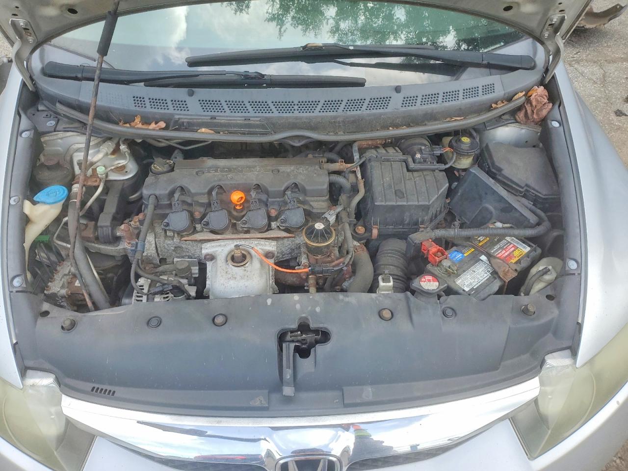 2009 Honda Civic Vp Silver vin: 19XFA16379E035606