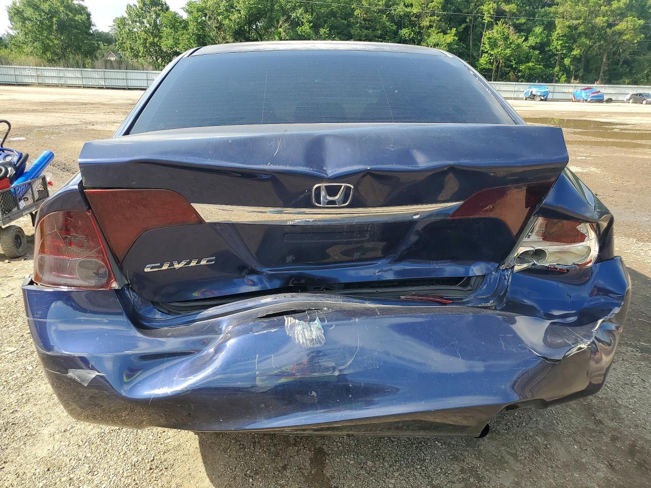2009 Honda Civic Lx Blue vin: 19XFA16509E001900