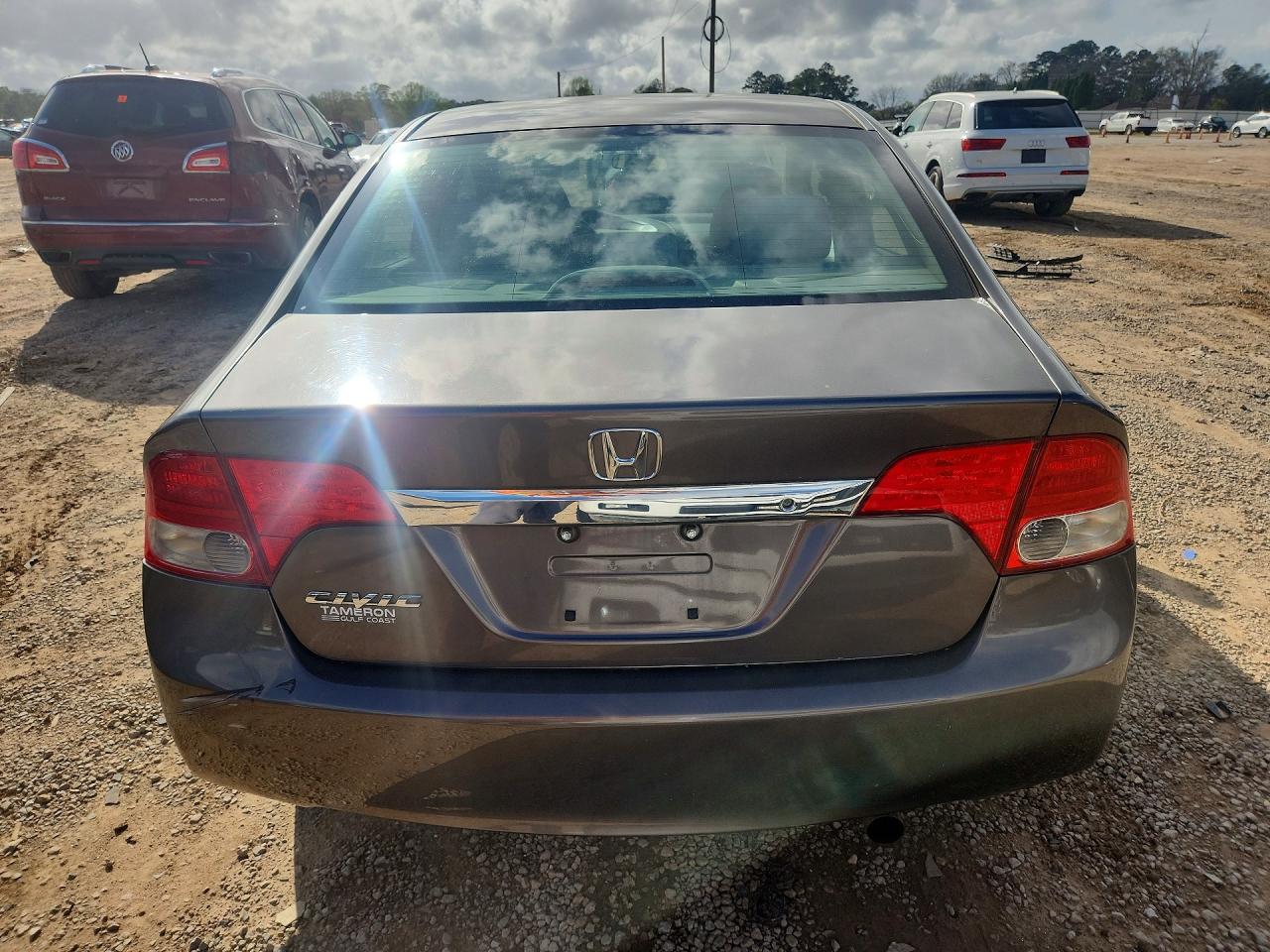2009 Honda Civic Lx Gray vin: 19XFA16509E034850