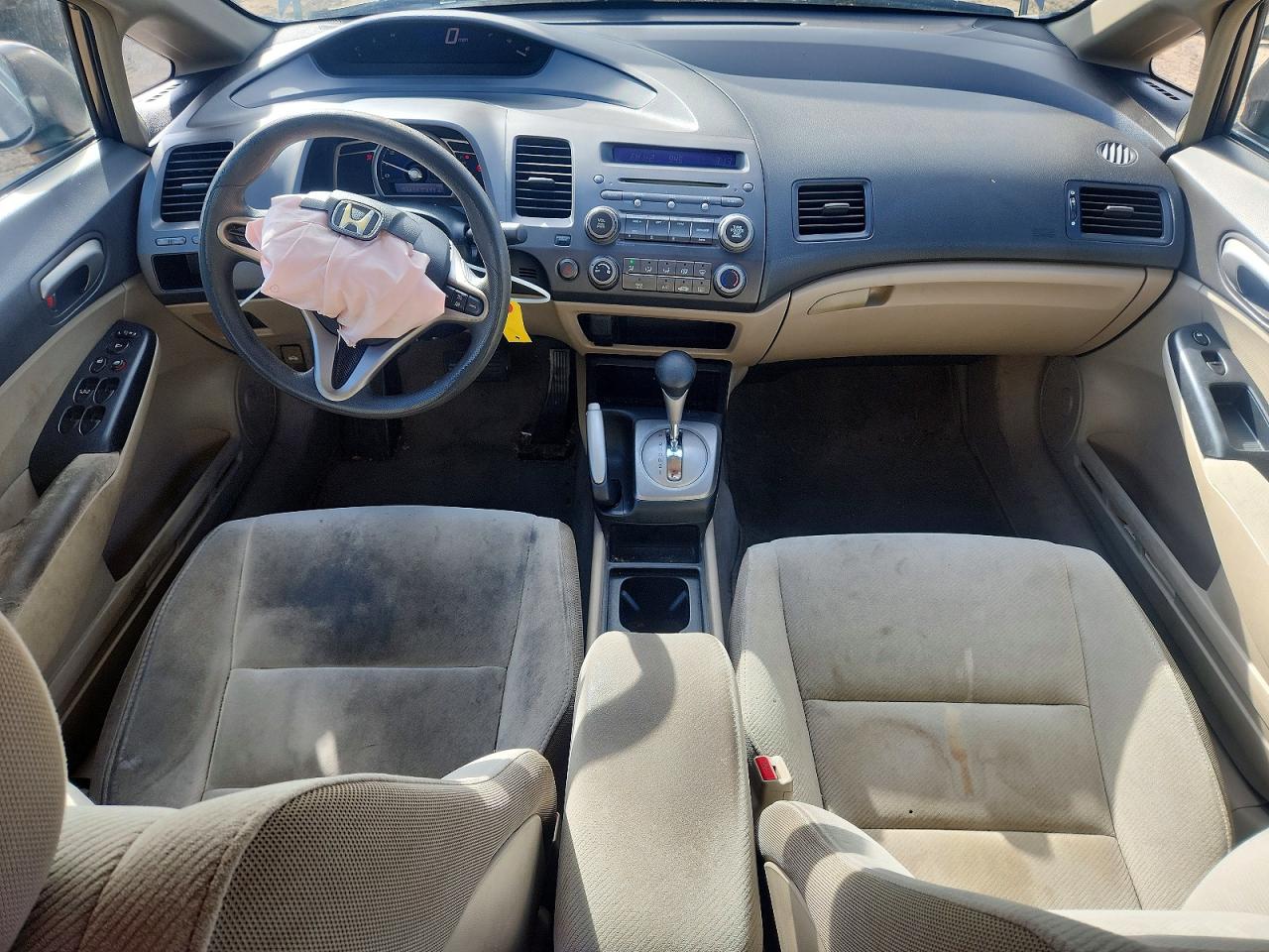 2009 Honda Civic Lx Gray vin: 19XFA16509E034850