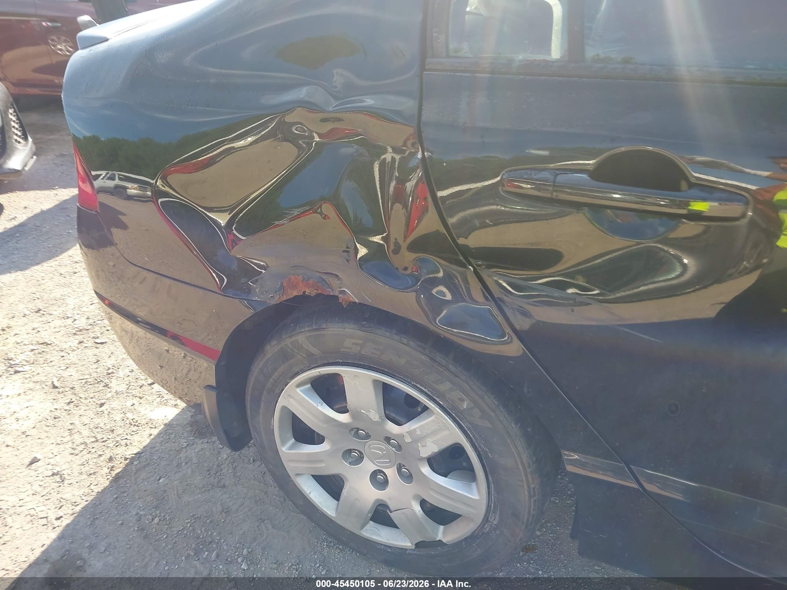 2009 Honda Civic Lx Black vin: 19XFA16519E000271