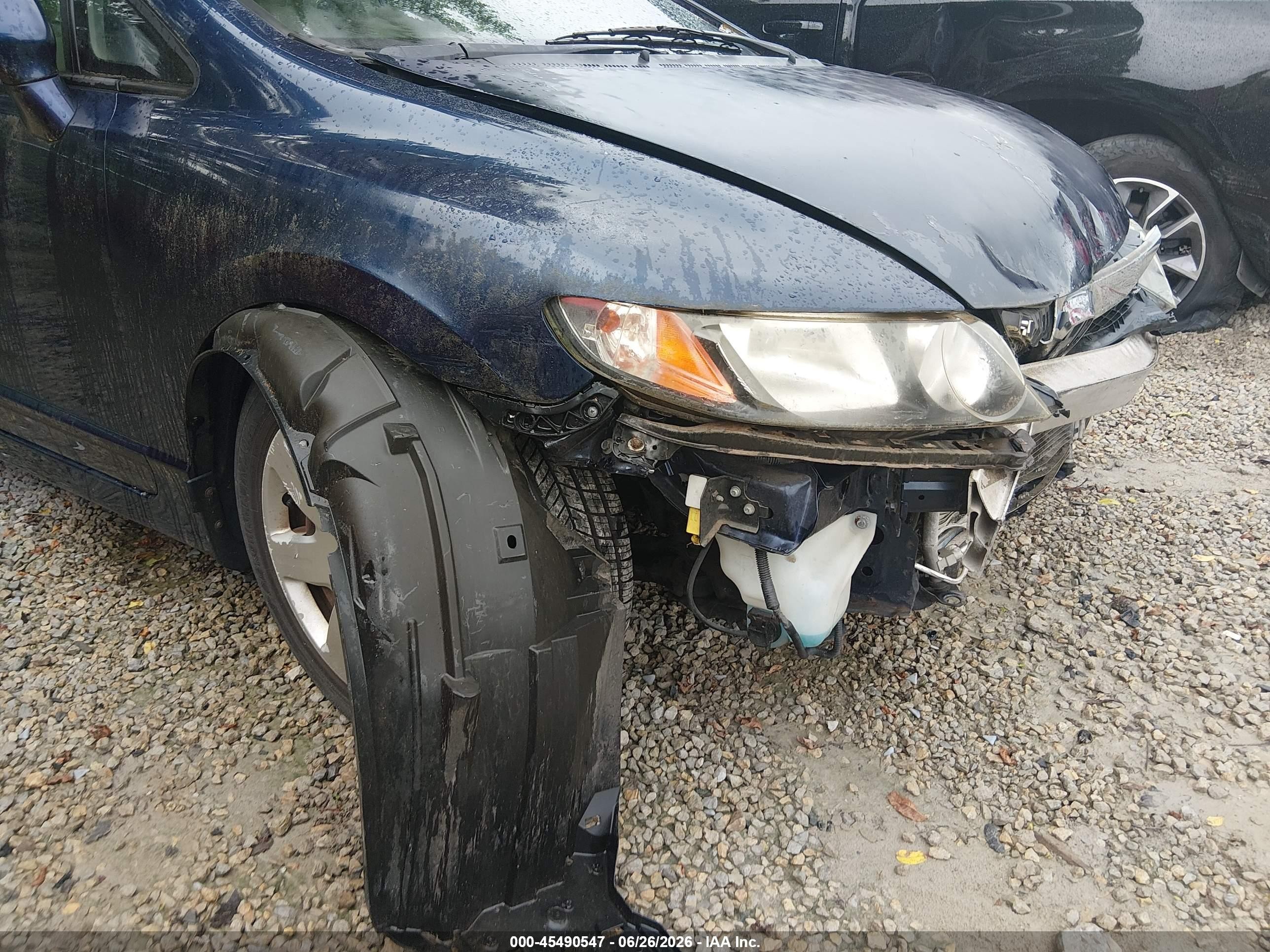 2009 Honda Civic Lx Blue vin: 19XFA16519E012341