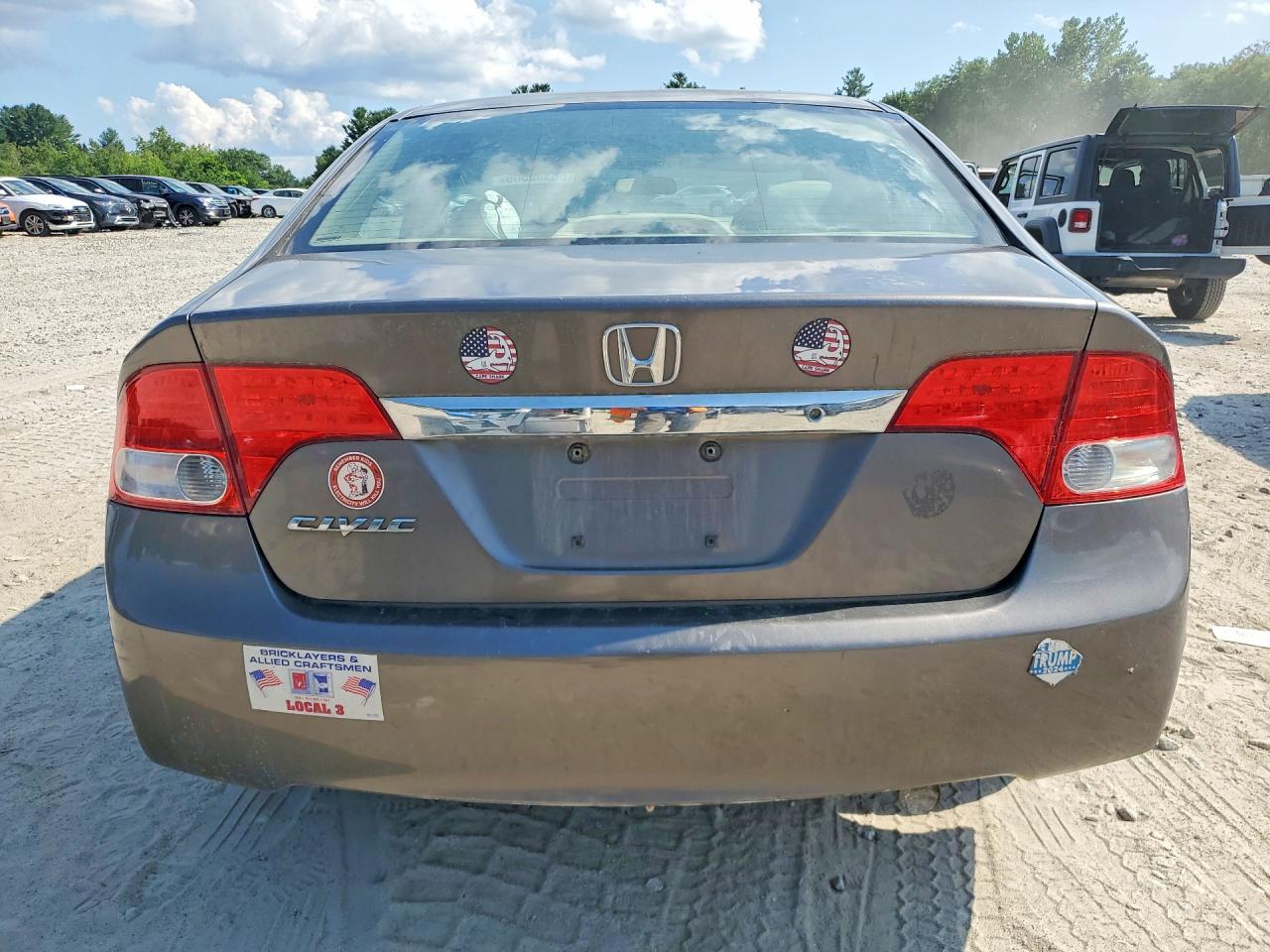 2009 Honda Civic Lx Gray vin: 19XFA16519E016907