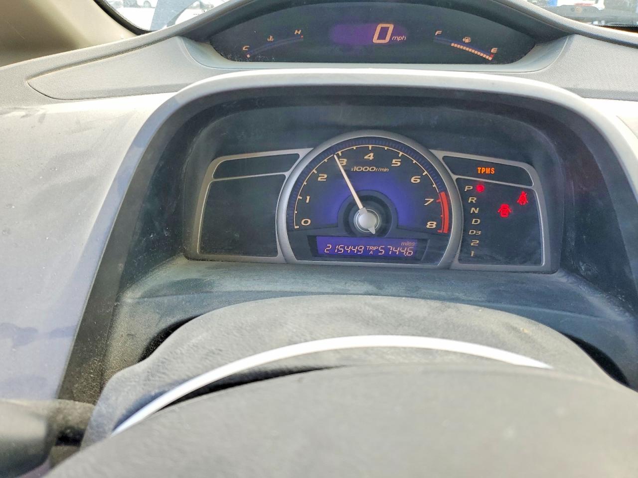2009 Honda Civic Lx Gray vin: 19XFA16519E016907