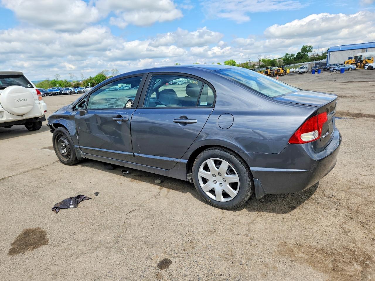 2009 Honda Civic Lx Gray vin: 19XFA16519E042004