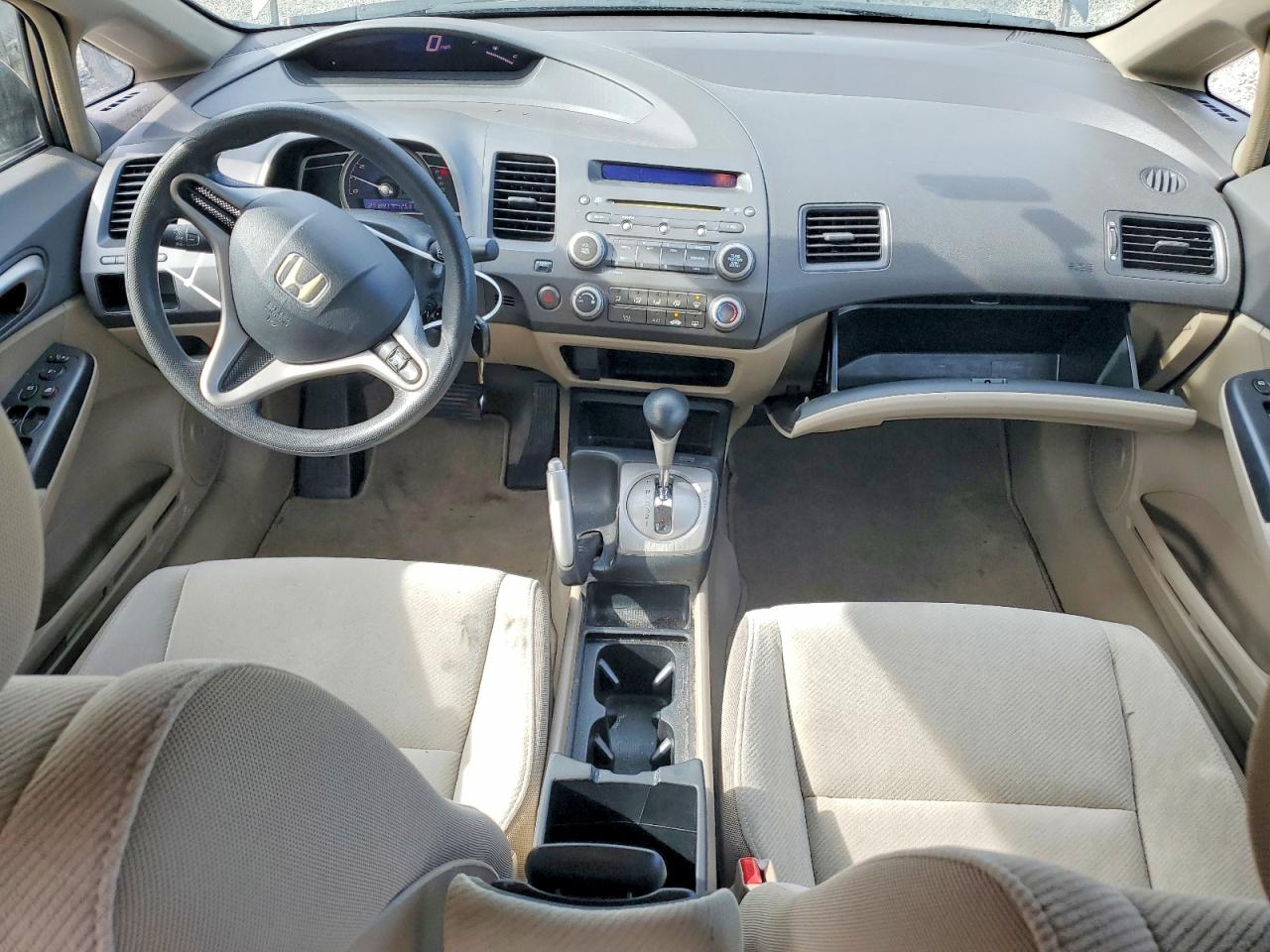 2009 Honda Civic Lx Brown vin: 19XFA16519E052225