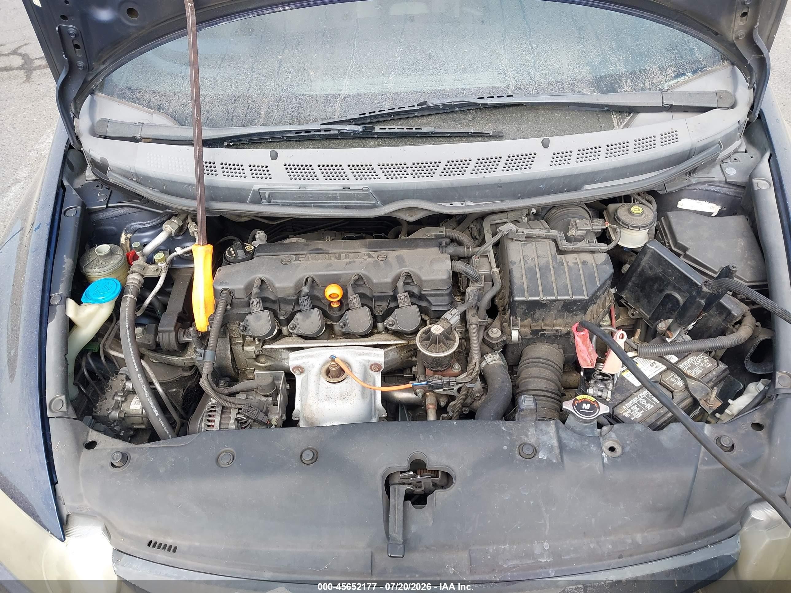 2009 Honda Civic Lx Dark Blue vin: 19XFA16529E004085