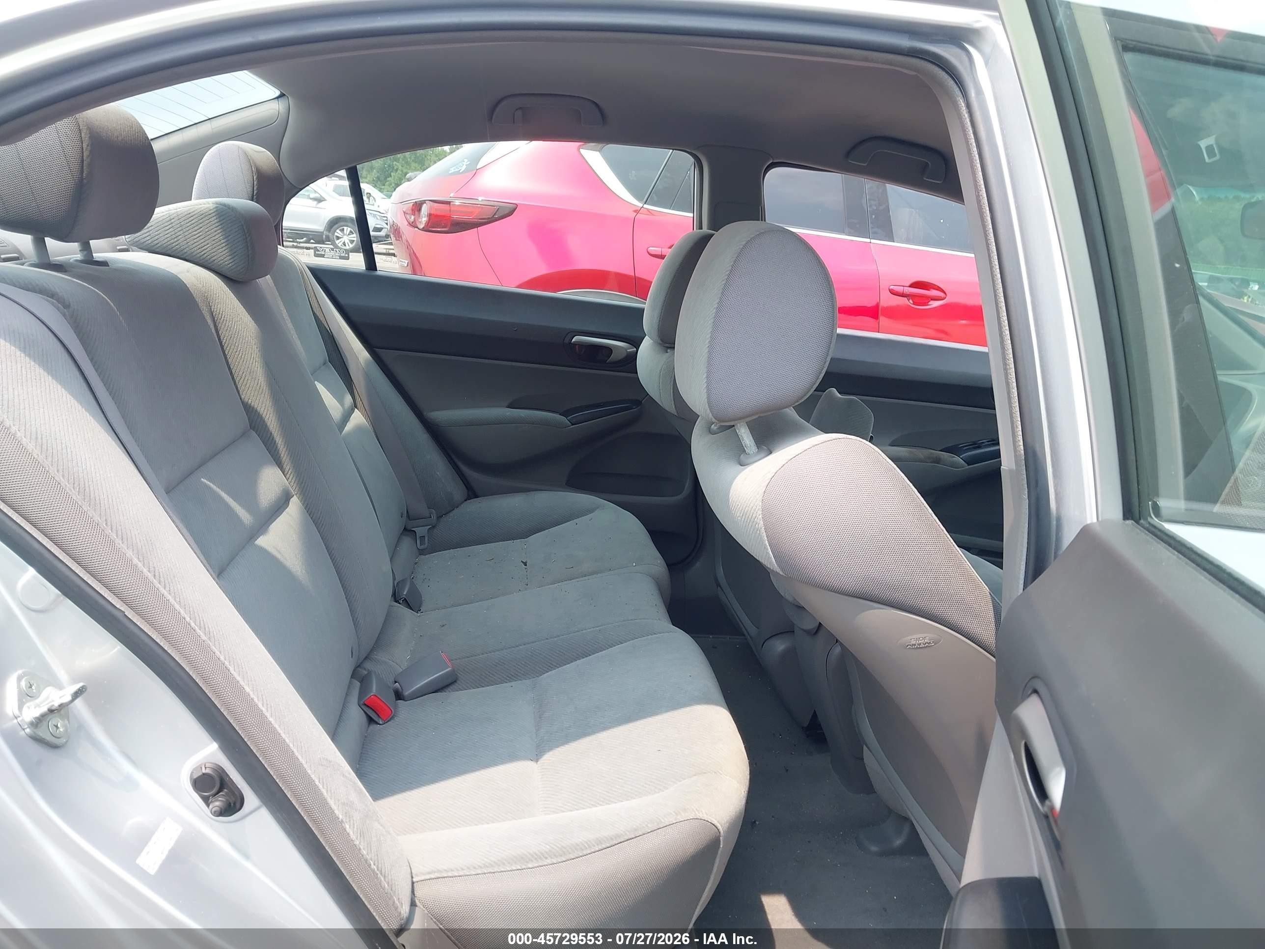 2009 Honda Civic Lx Silver vin: 19XFA16529E013871
