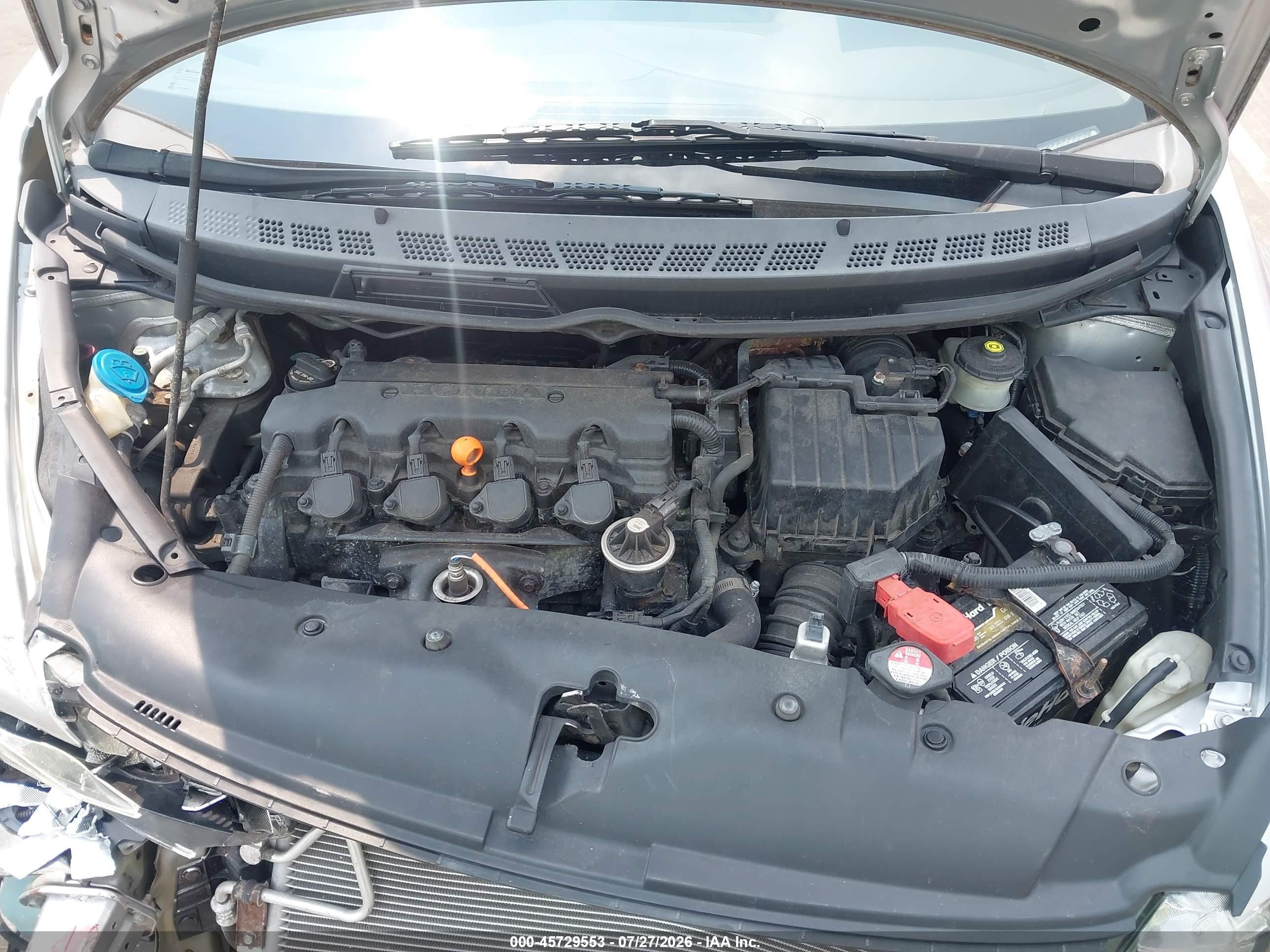2009 Honda Civic Lx Silver vin: 19XFA16529E013871