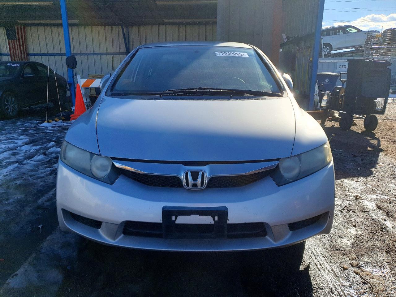 2009 Honda Civic Lx Silver vin: 19XFA16539E016407